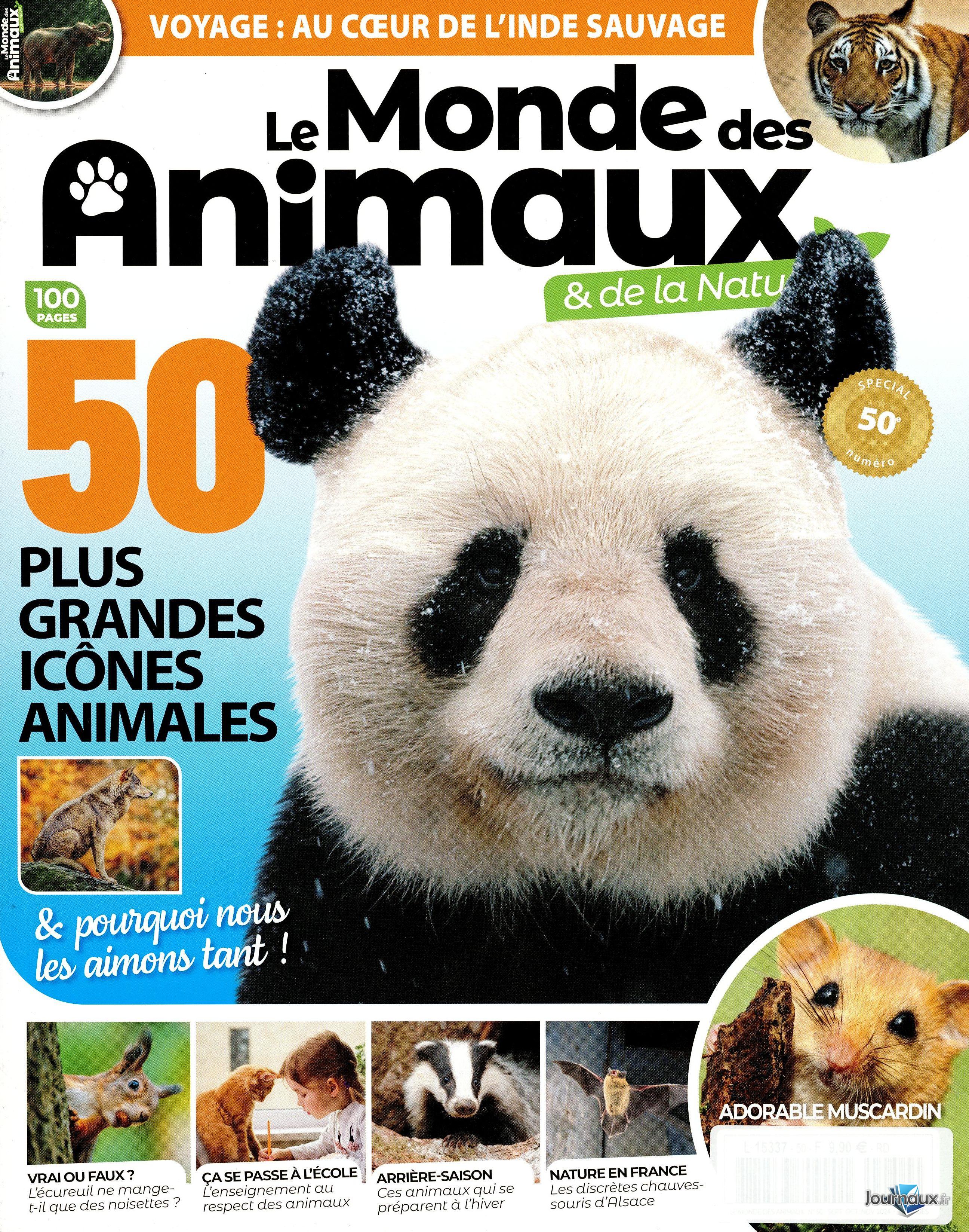Le Monde des Animaux (Pack) n° 53 2025-06-17