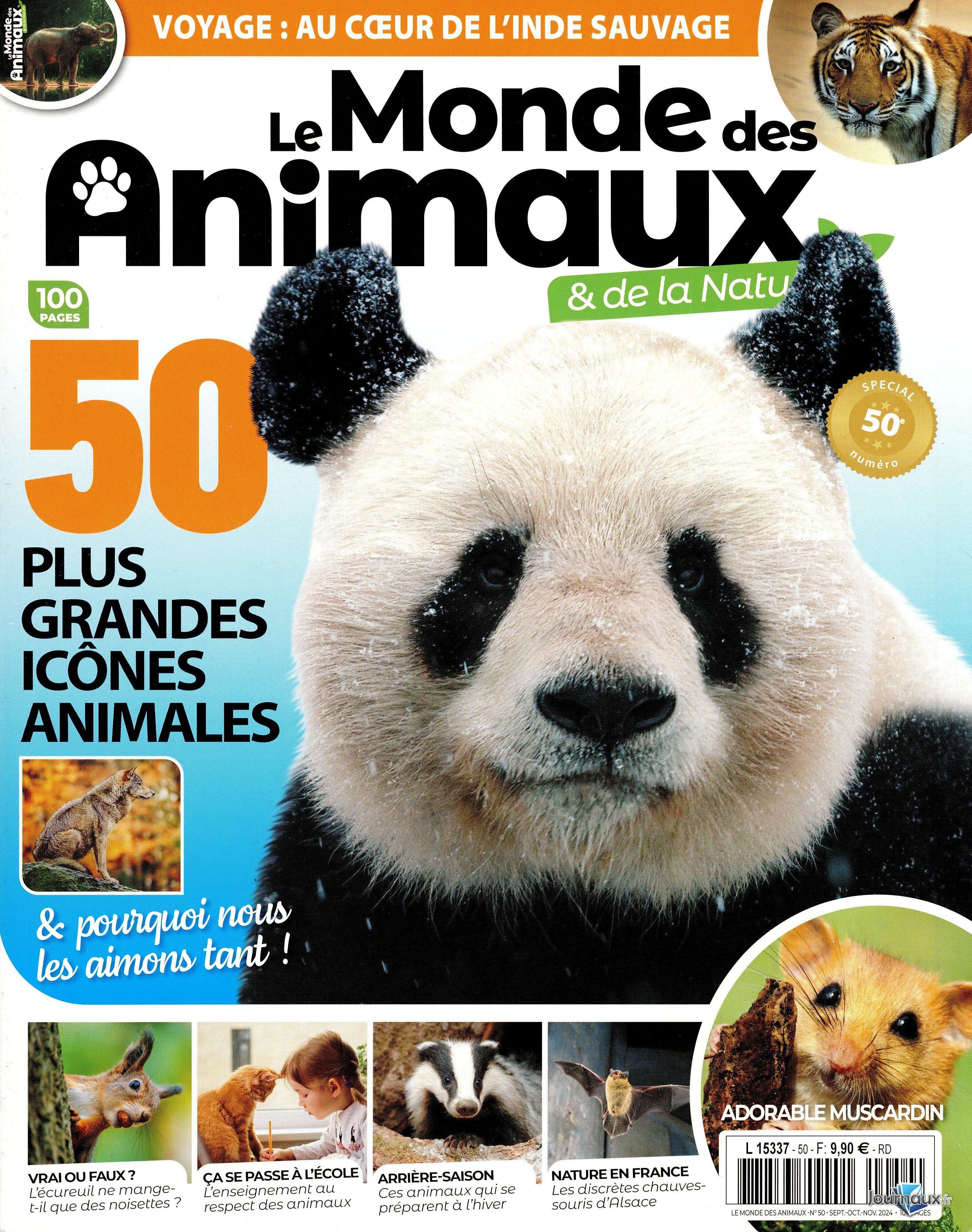 Le Monde des Animaux (Pack) n° 55 2025-12-12