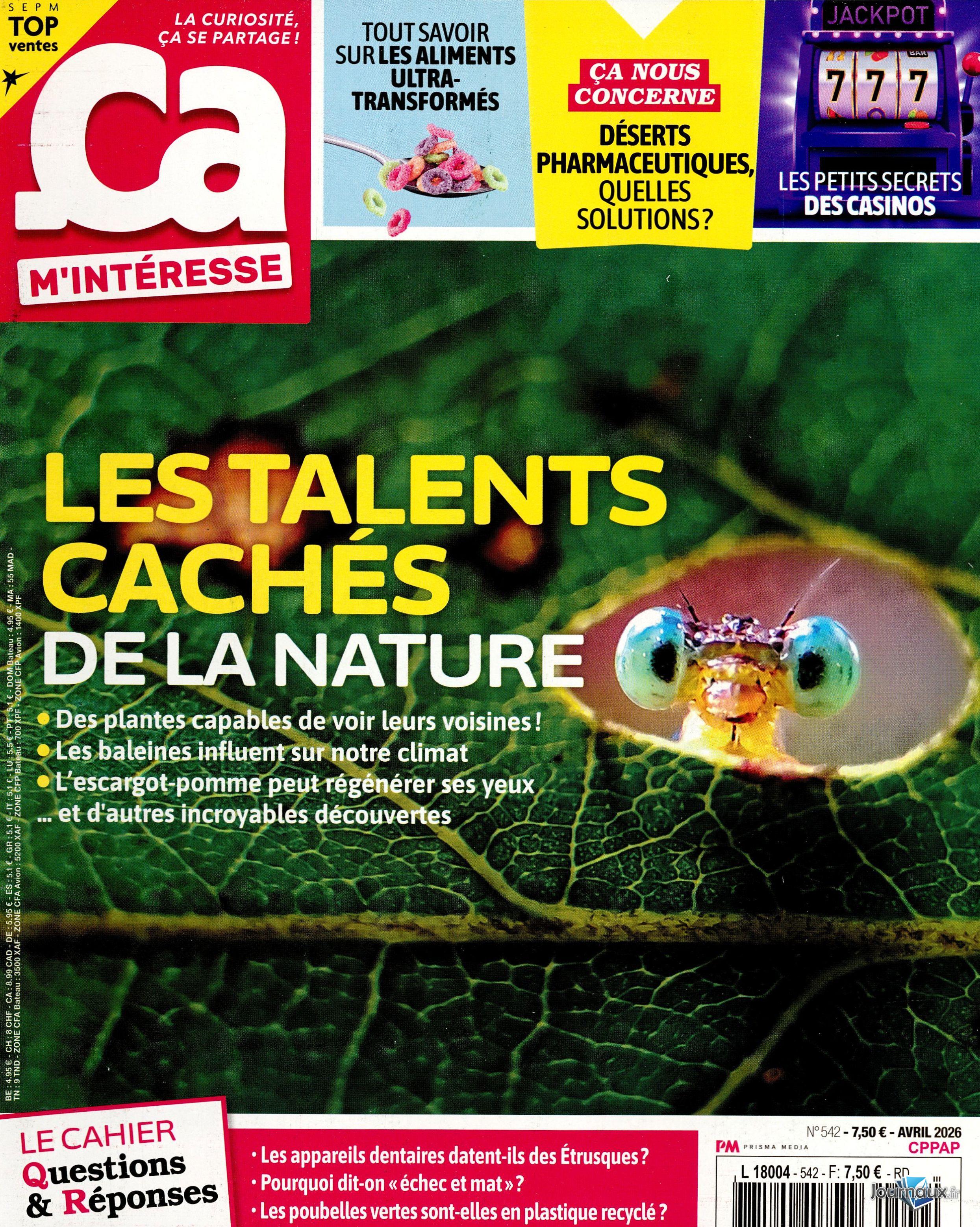 Ça M'Intéresse + Ça M'Interésse Histoire n° 542 2026-03-26