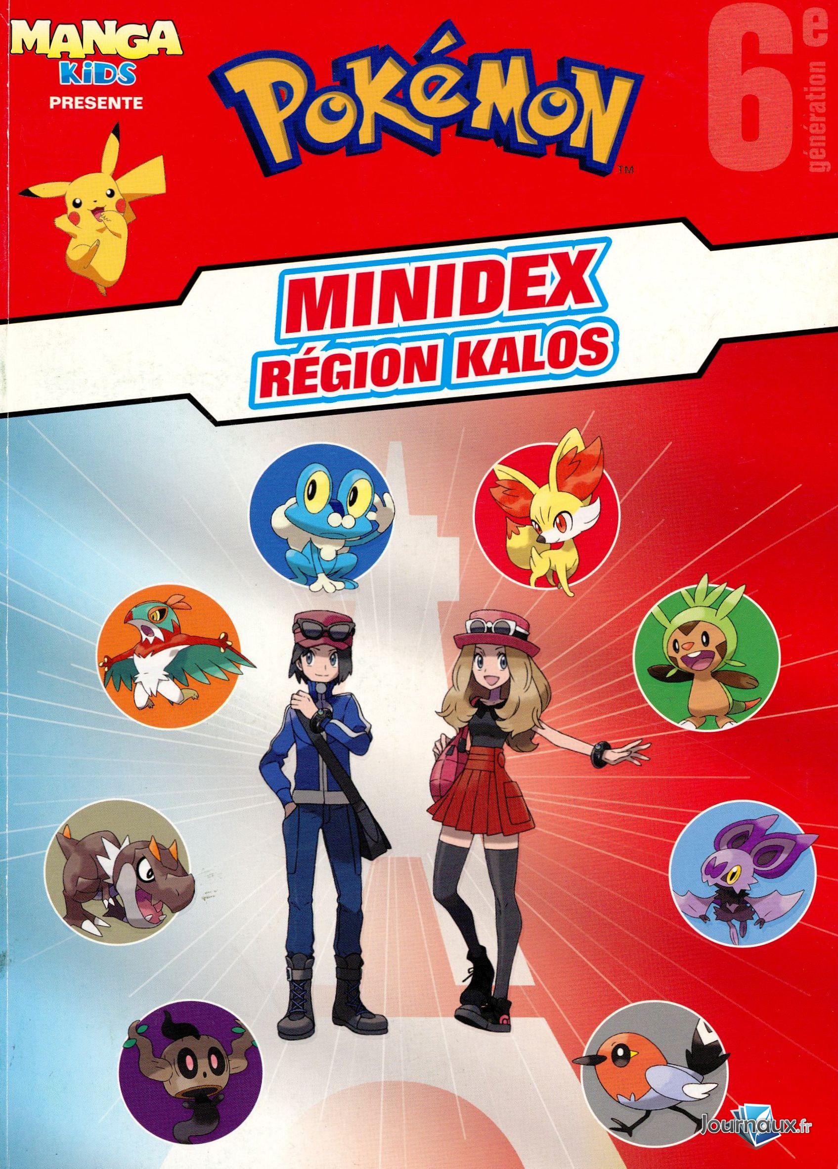 Manga Kids Minidex Région Unys et Kalos n° 4 2026-09-11