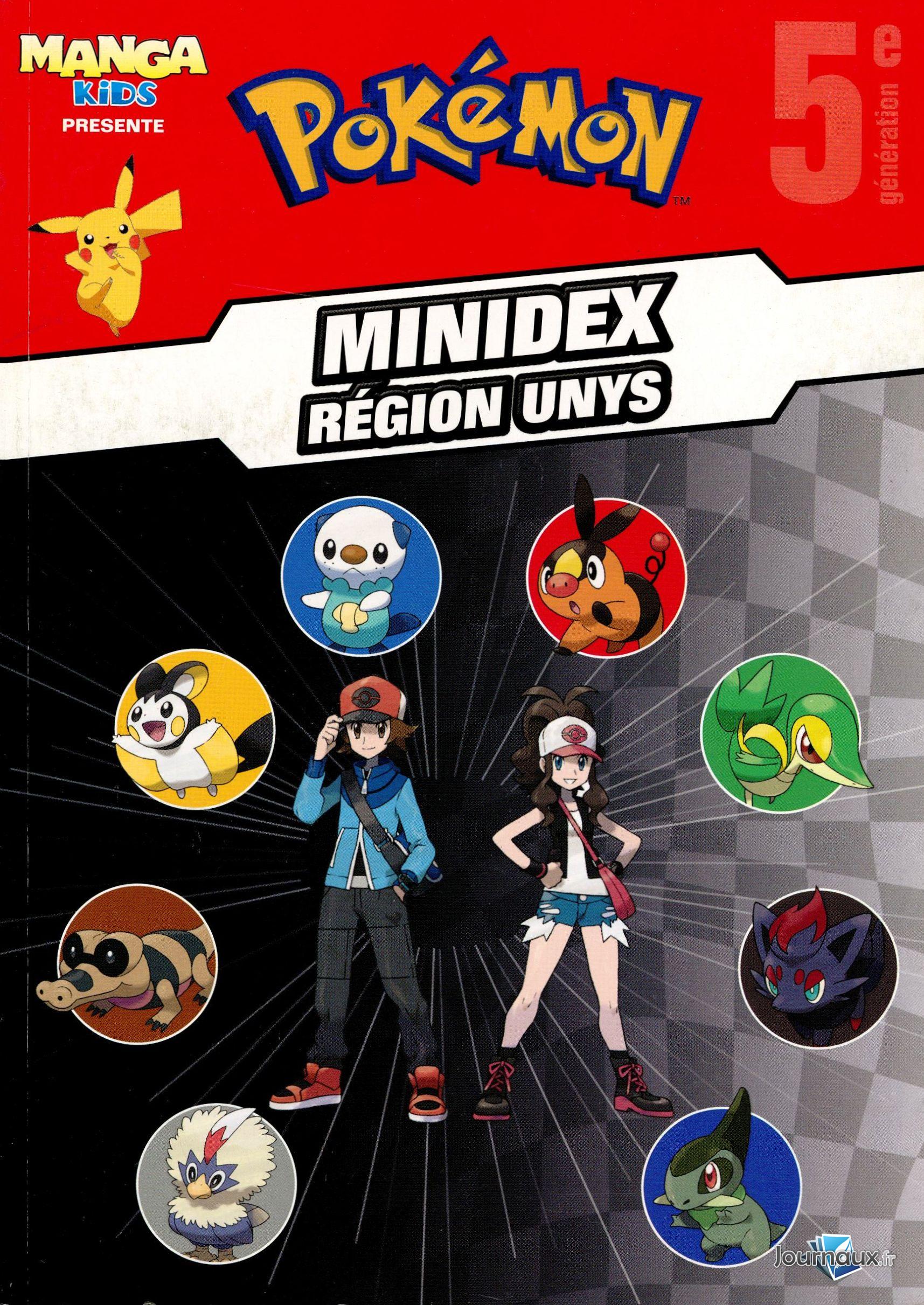 Manga Kids Minidex Région Unys et Kalos n° 4 2026-09-11
