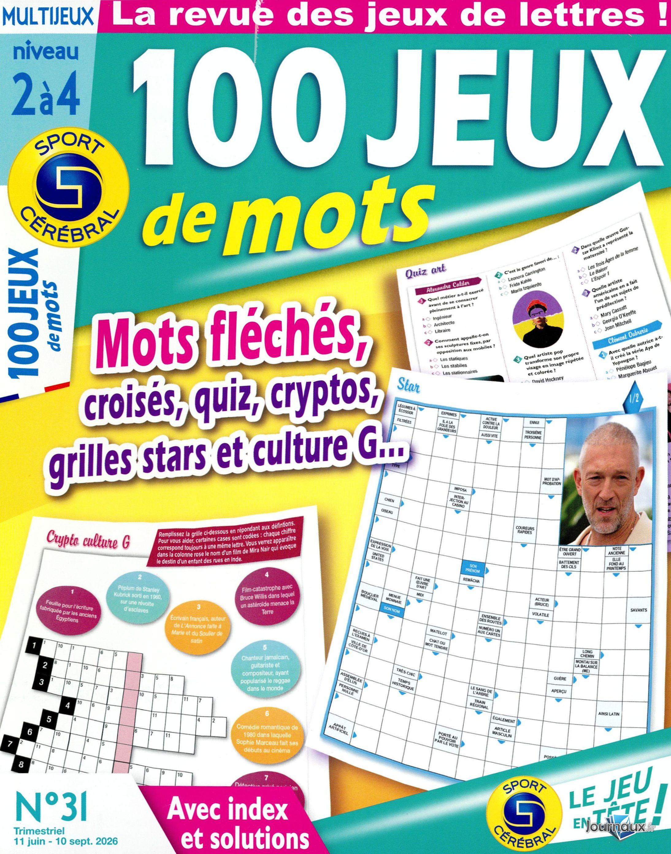 SC 100 Jeux De Mots n° 31 2026-06-11