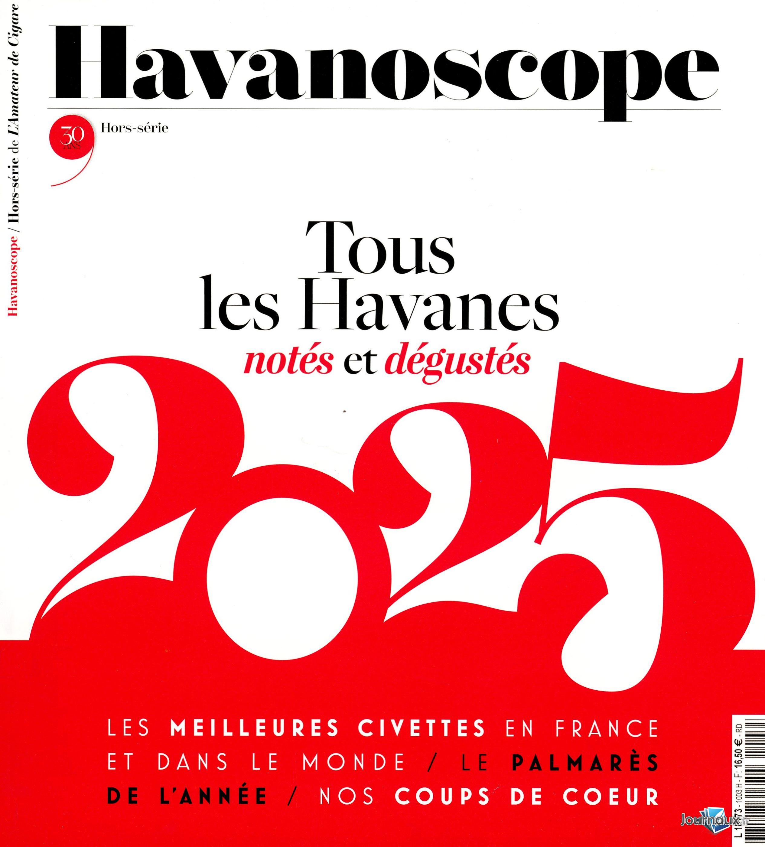 Havanoscope 2025 - Hors-série L'amateur de cigare n° 1003 2024-10-25