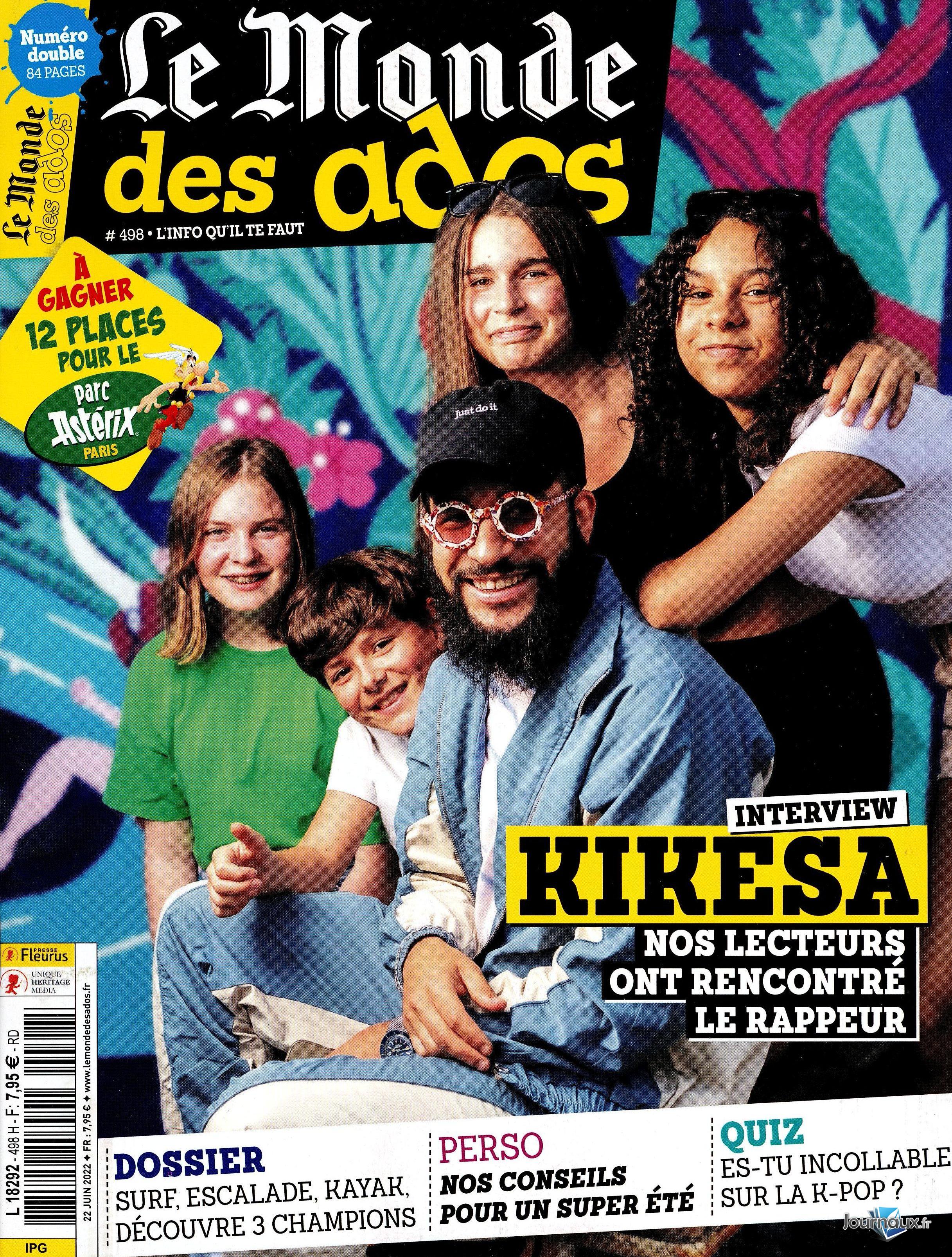 Offre Spécial Le Monde des Ados + Hors-Série BD n° 498 2022-06-29