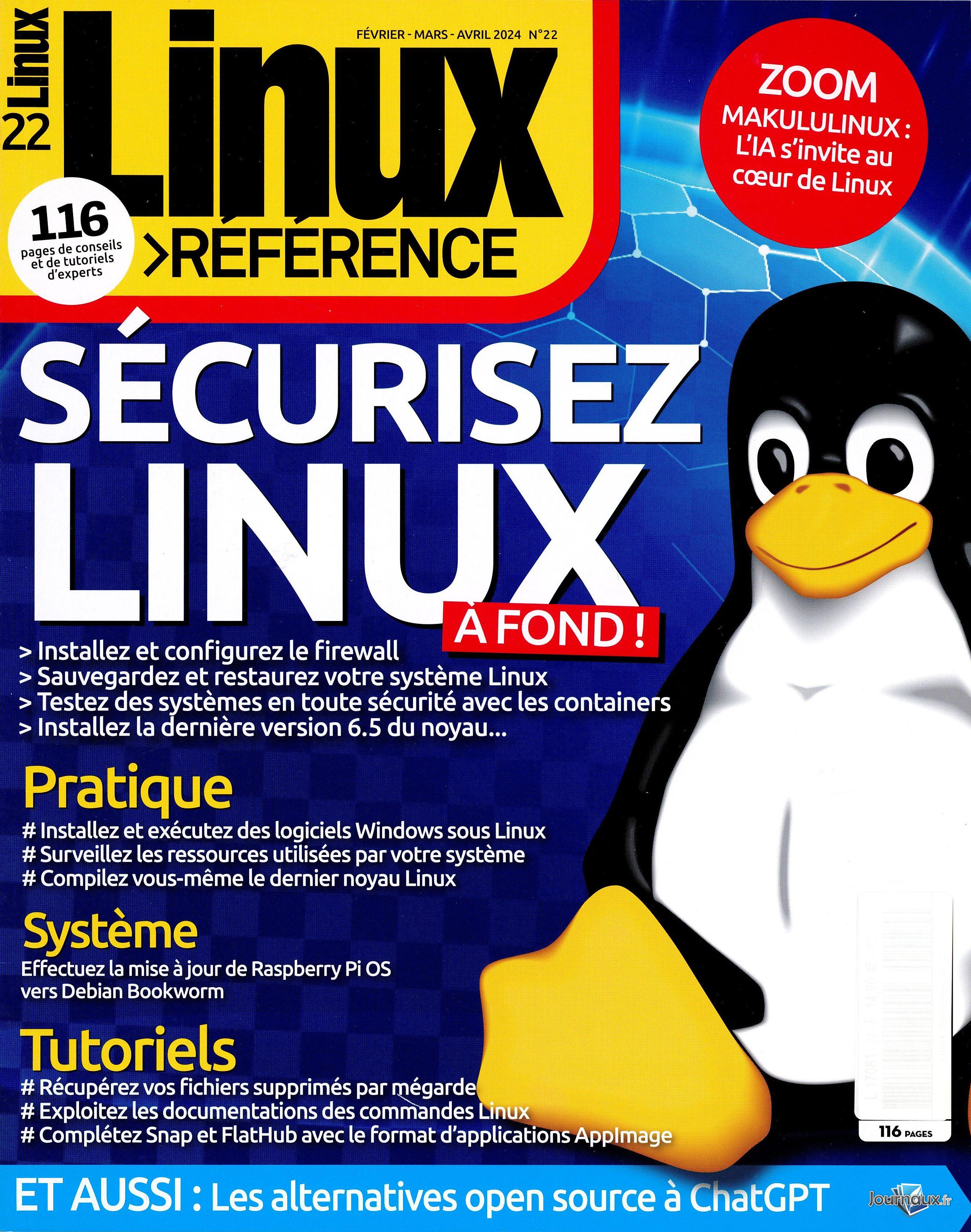 Offre Linux Référence + 2 Numéros n° 27 2025-06-03
