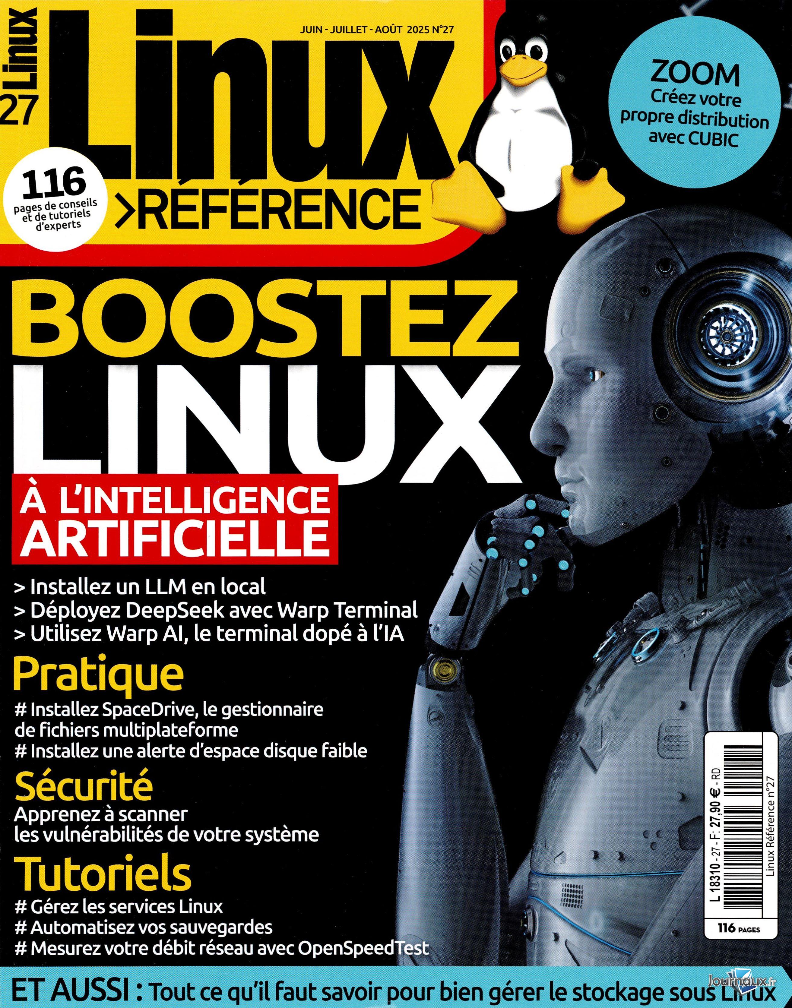 Offre Linux Référence + 2 Numéros n° 27 2025-06-03