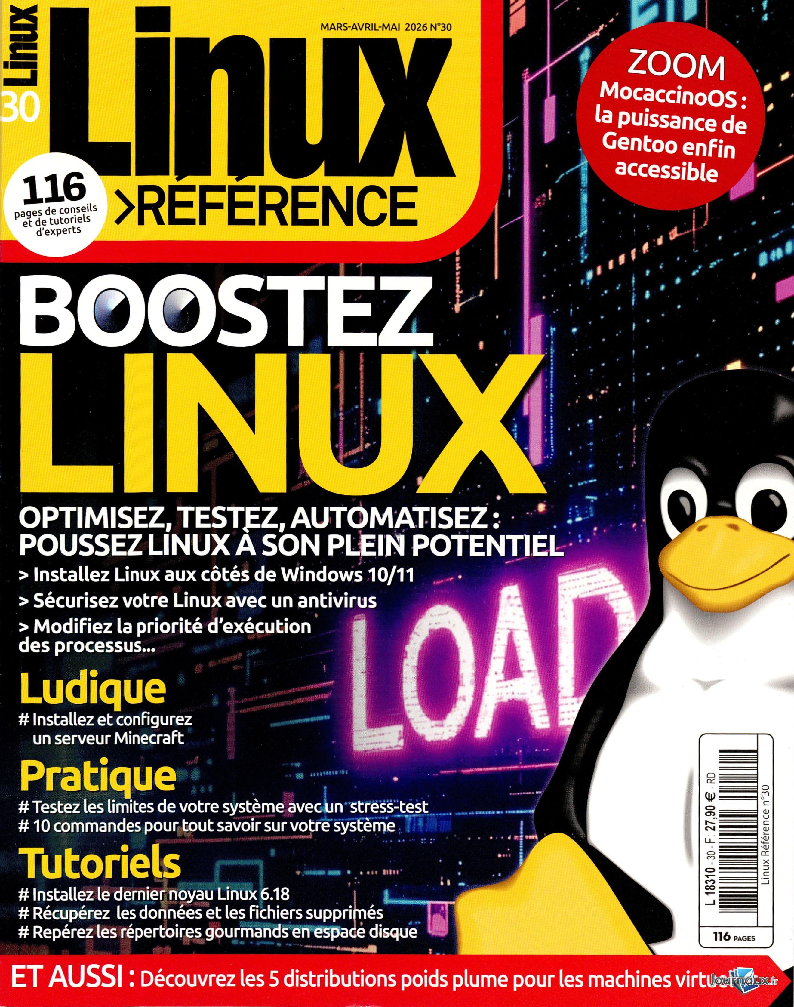 Offre Linux Référence + 2 Numéros n° 30 2026-02-26