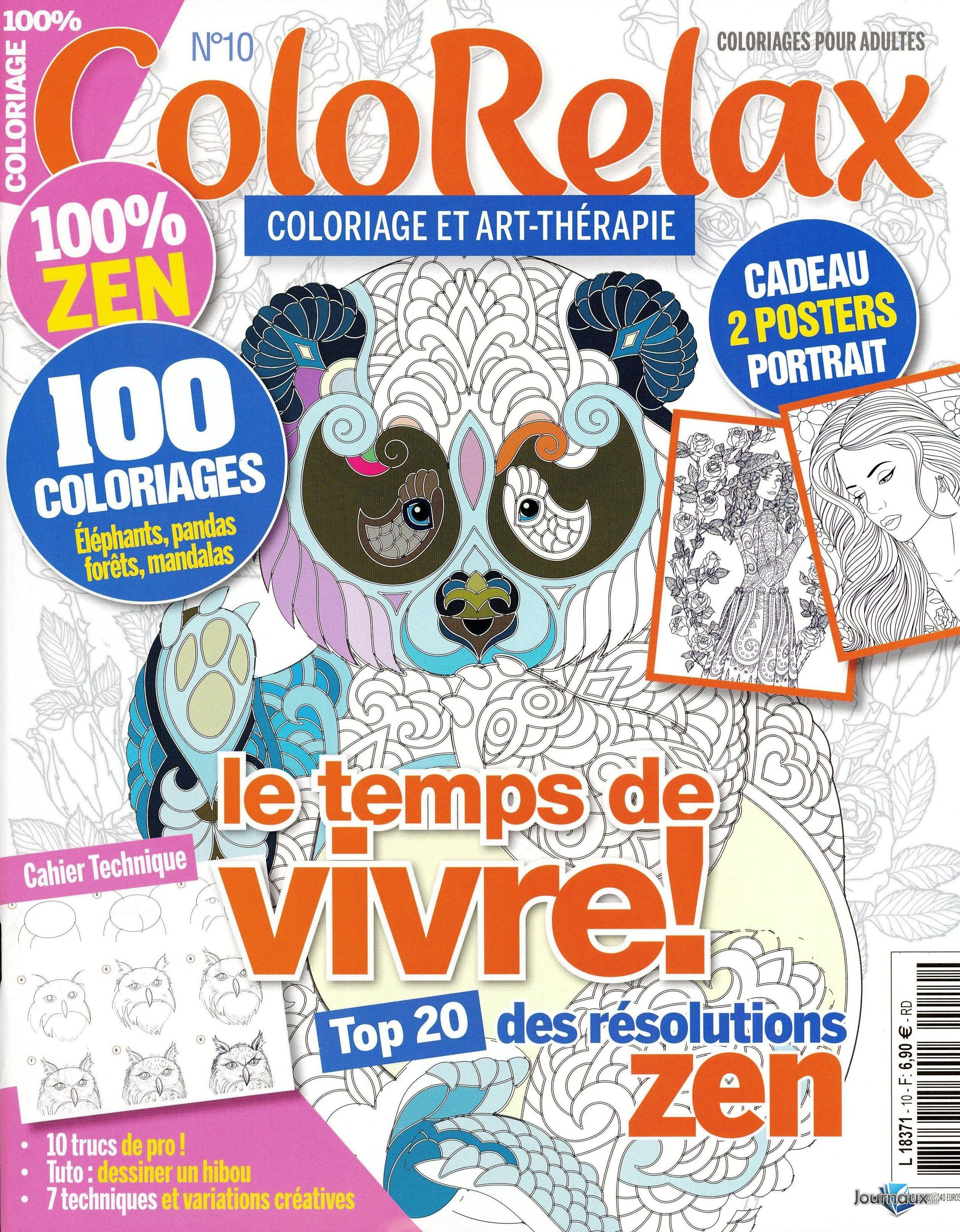 Colorelax + numéro gratuit n° 10 2021-09-17