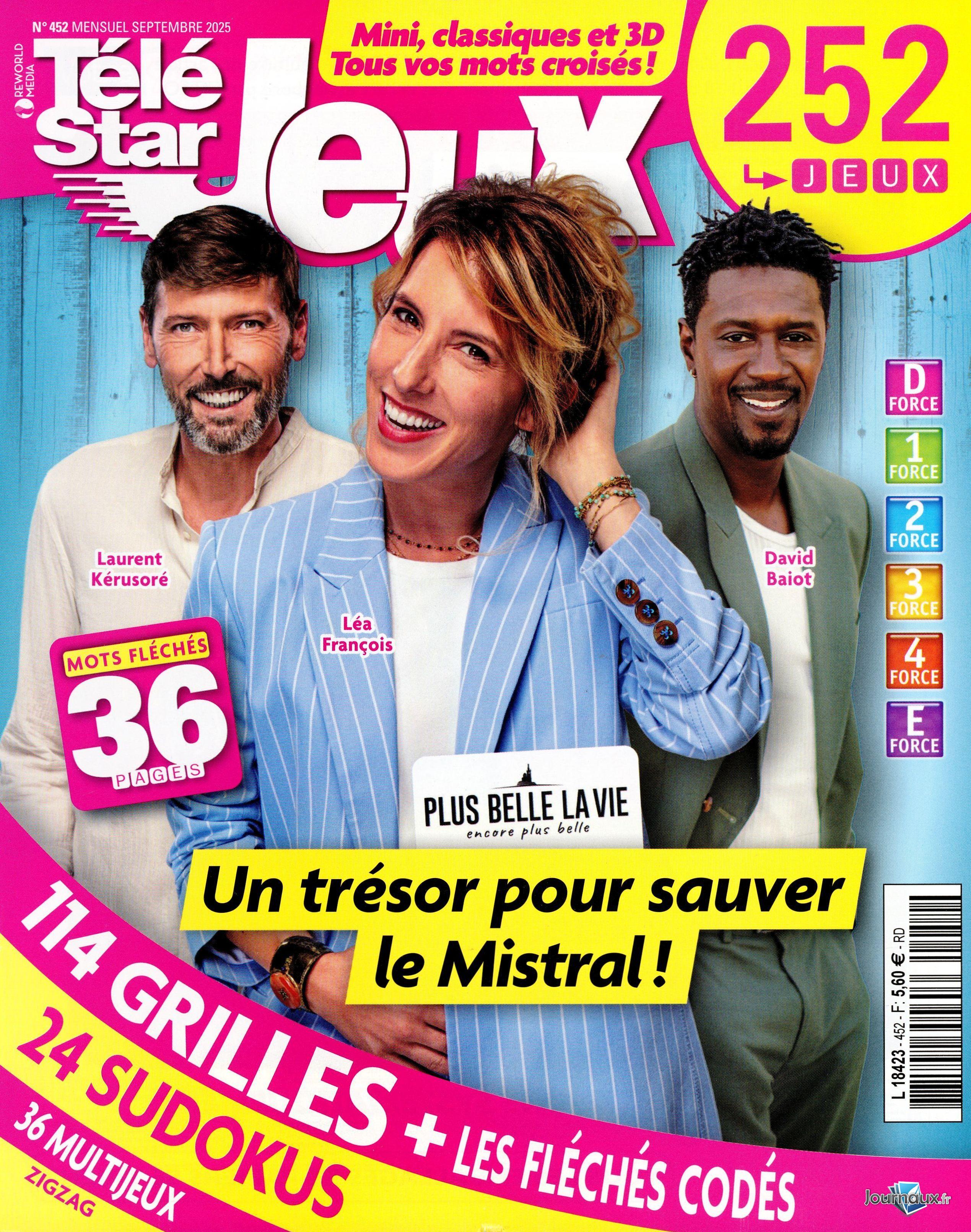 Télé Star Jeux + Télé Star Jeux Hors-Série n° 452 2025-08-22