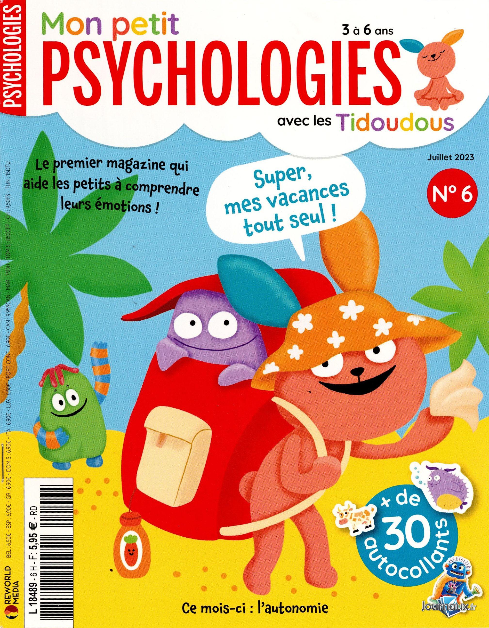 Mon Petit Psychologies - avec Les Tidoudous n° 6 2023-06-14