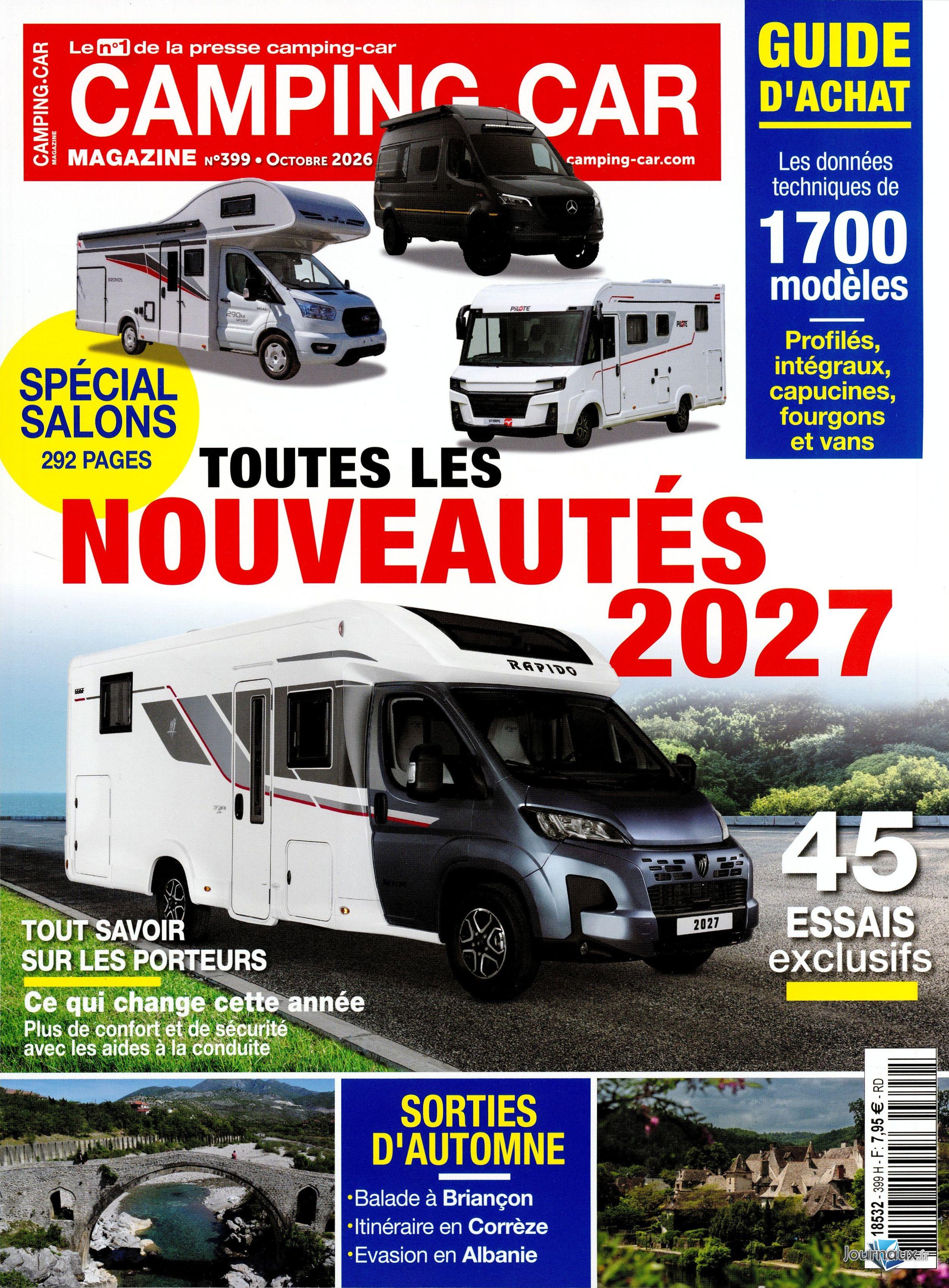 Camping-Car Magazine + Hors-Série accessoires n° 399 2026-09-11