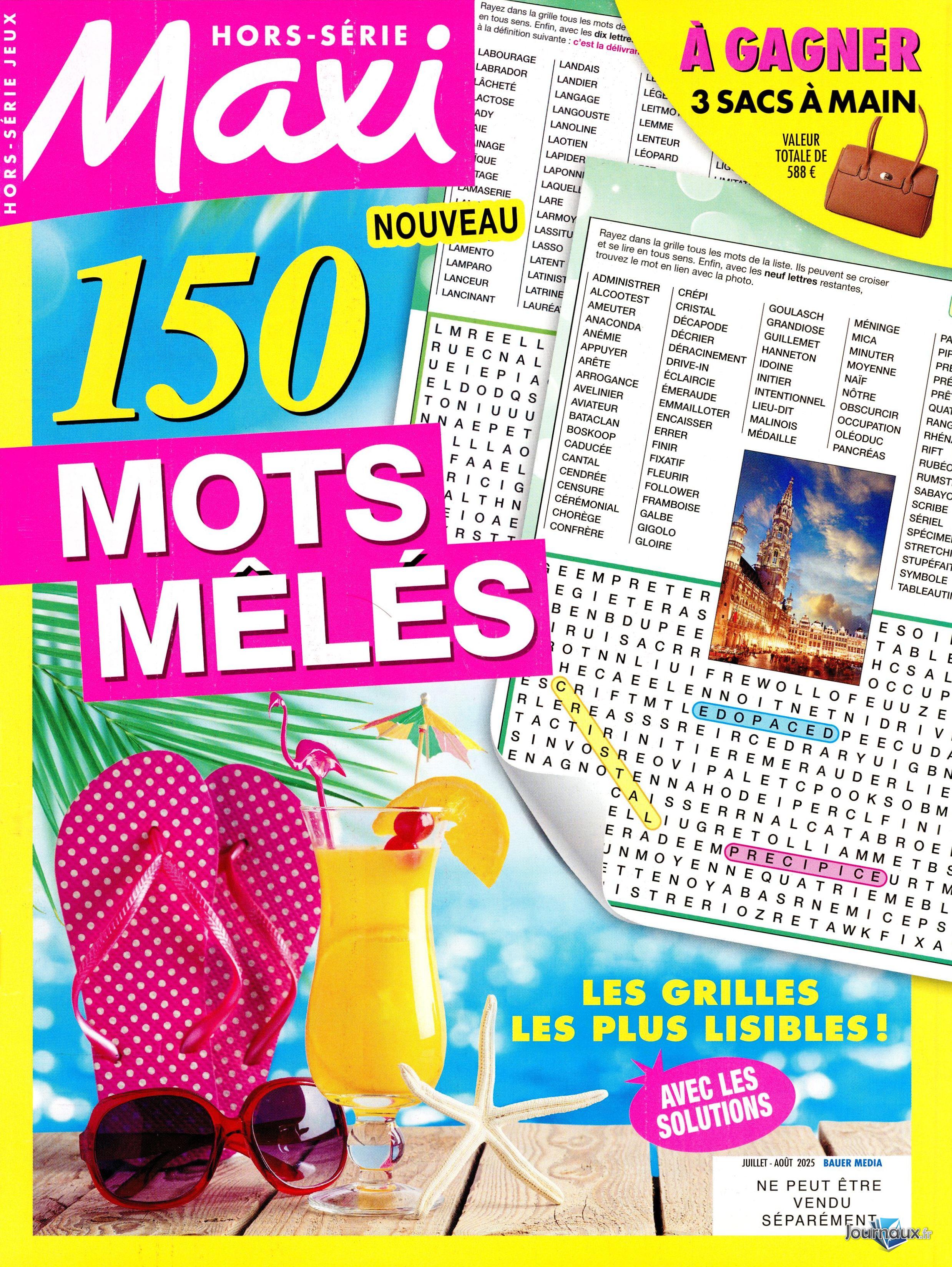 Maxi + Maxi Hors-Série Jeux n° 2024 2025-08-11