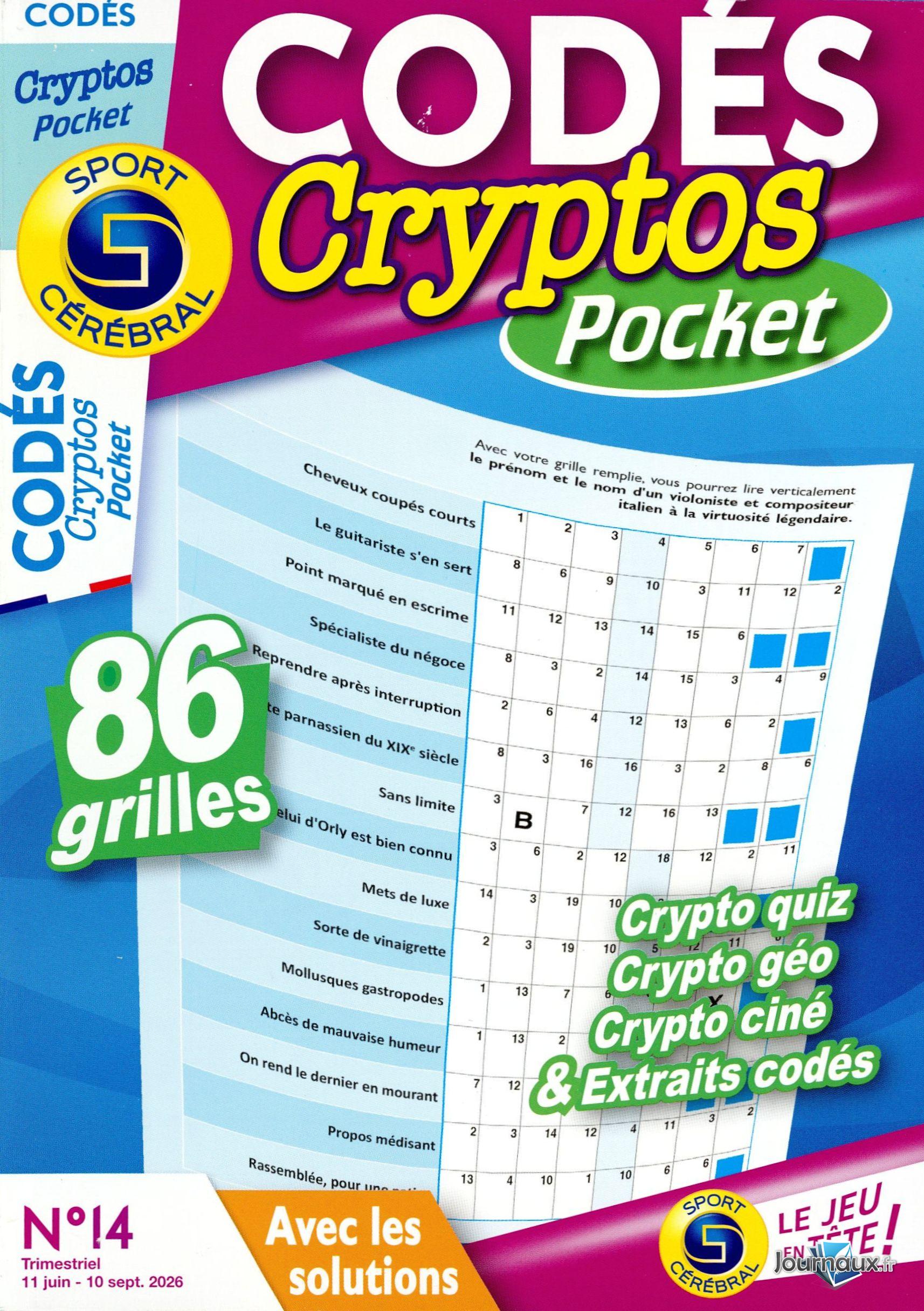 SC Codé Cryptos Pocket n° 14 2026-06-11