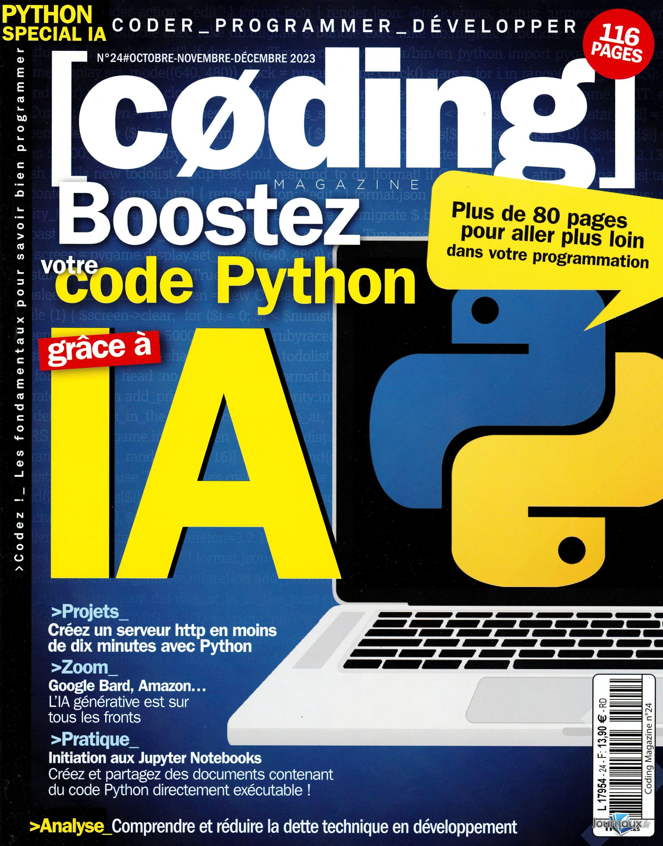 Offre Coding Magazine - 3 magazines n° 31 2025-04-16