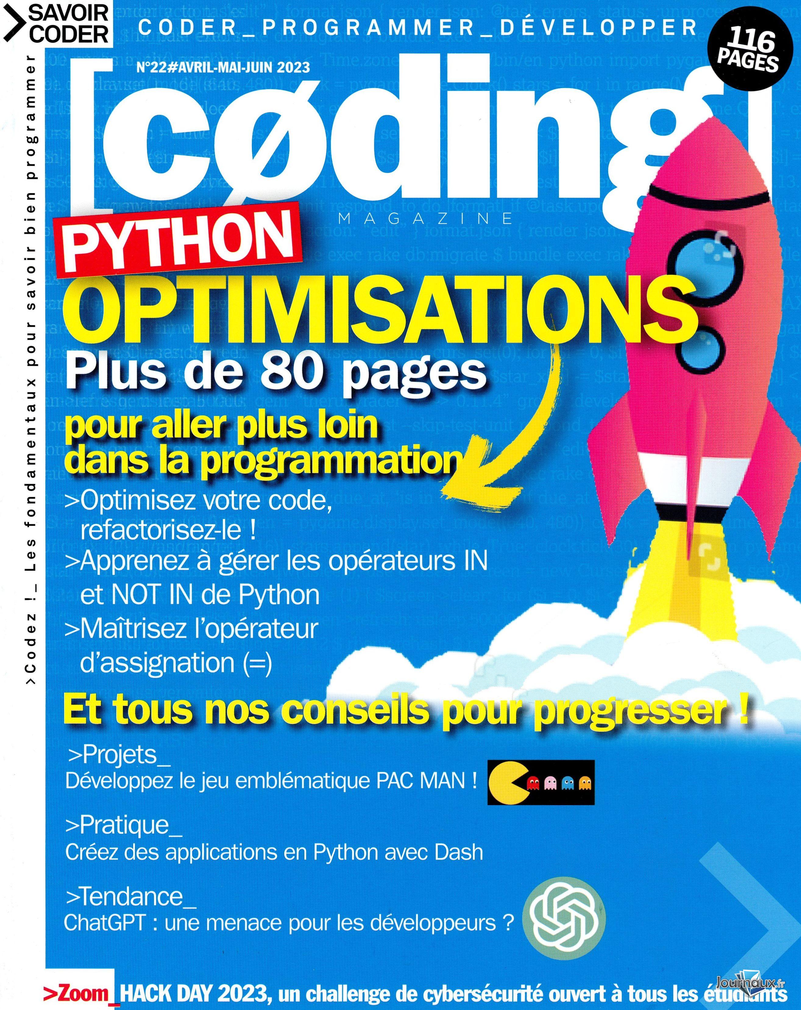 Offre Coding Magazine - 3 magazines n° 31 2025-04-16