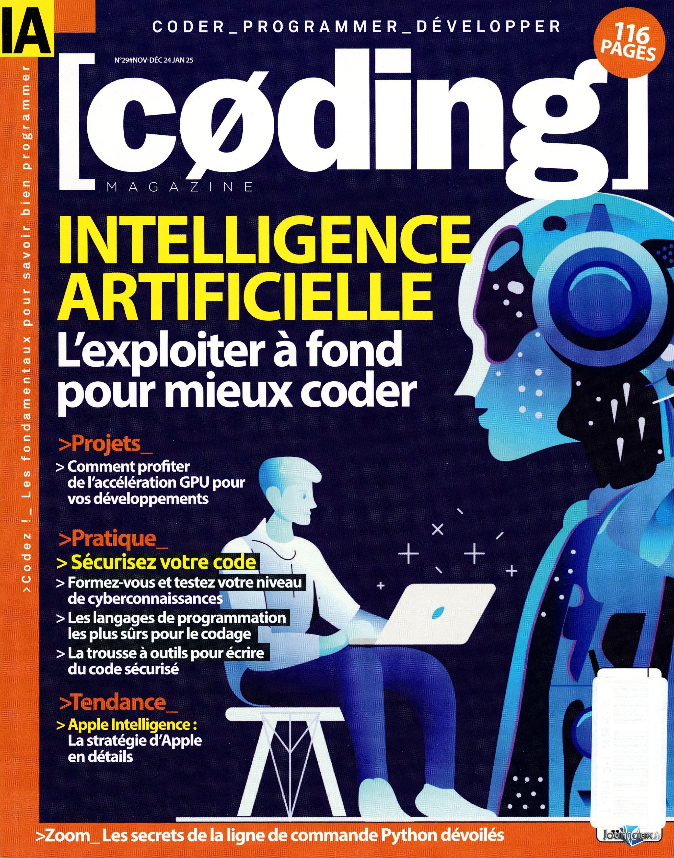 Offre Coding Magazine - 3 magazines n° 32 2025-07-11