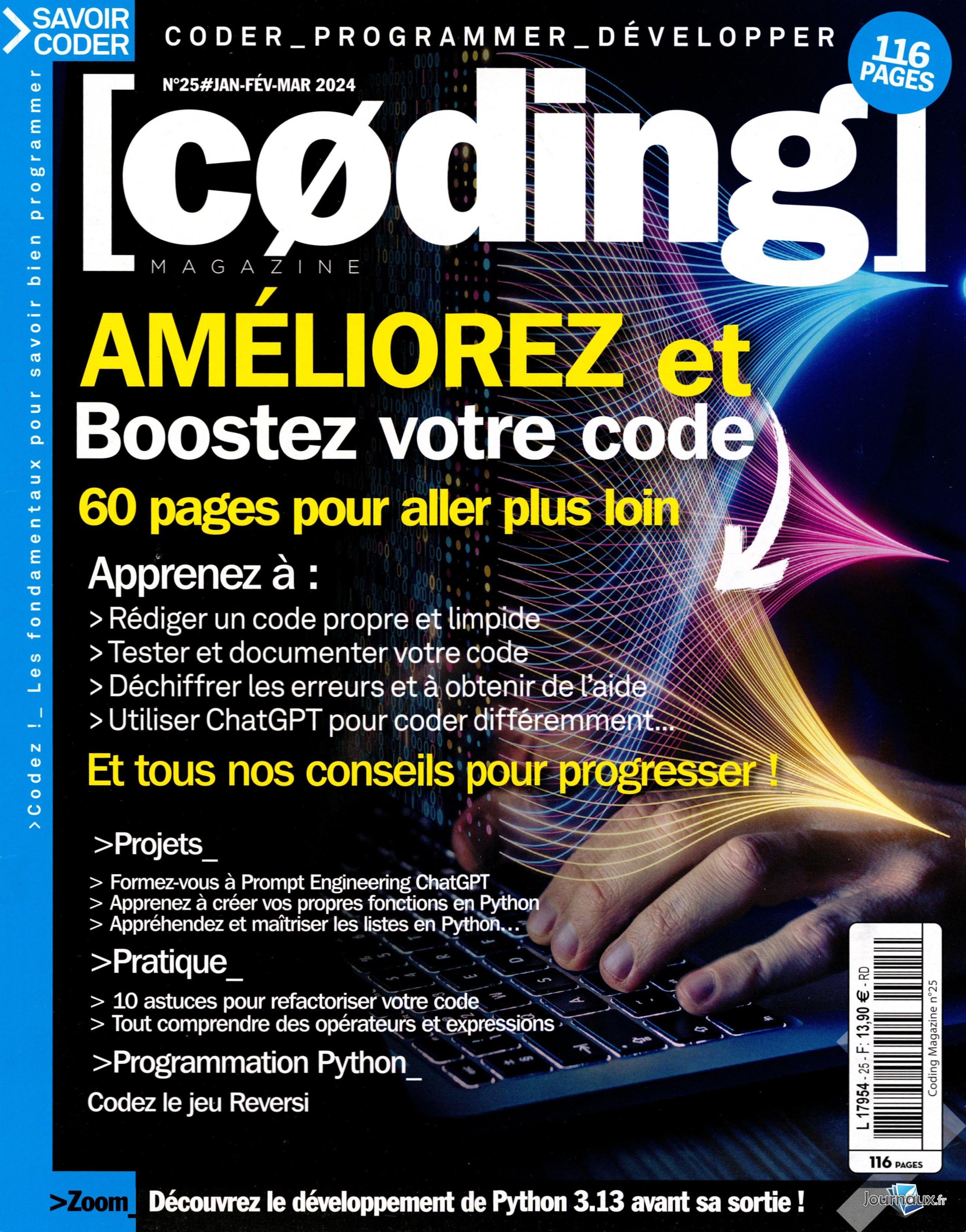 Offre Coding Magazine - 3 magazines n° 35 2026-03-25