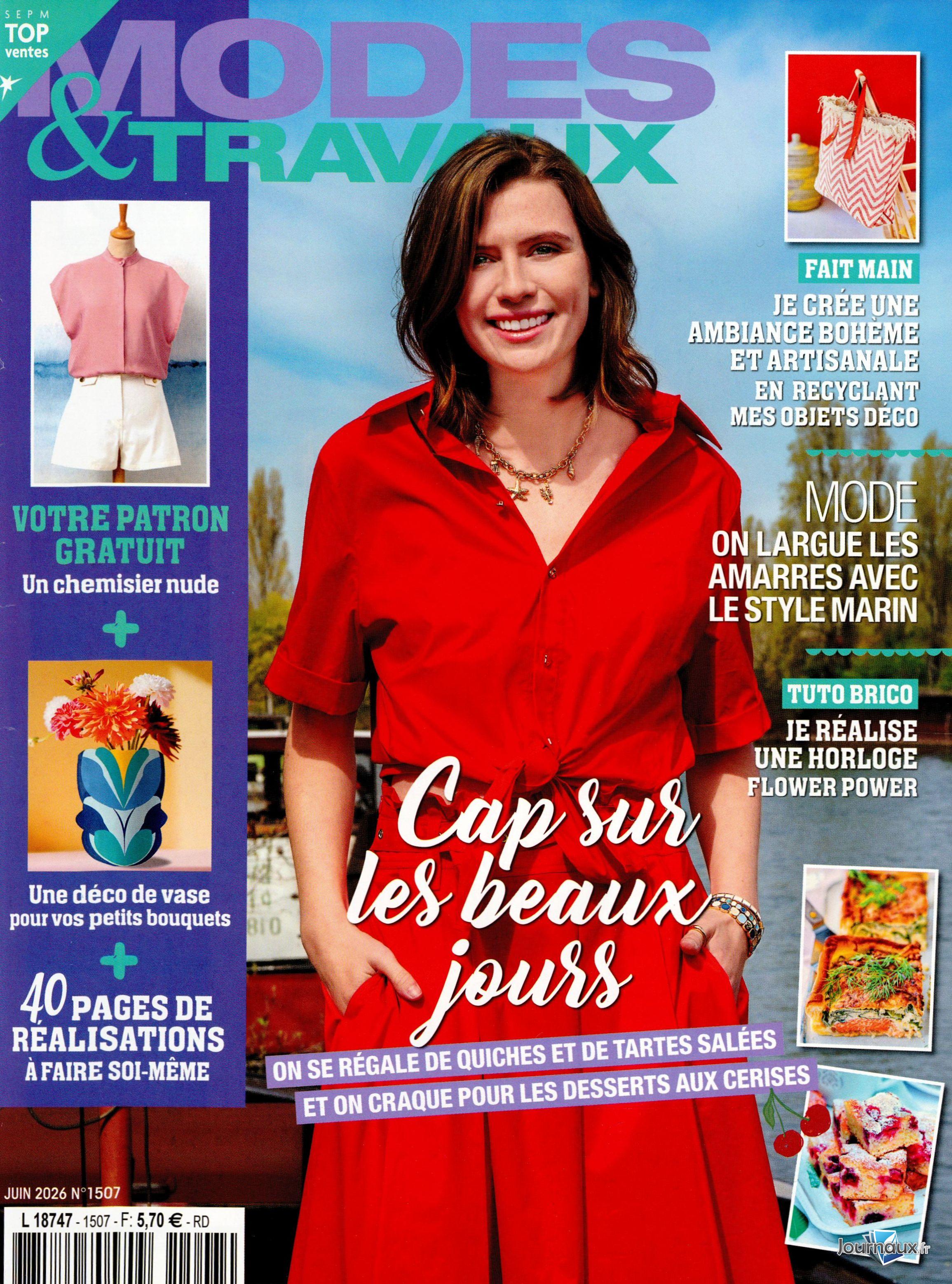 Modes & Travaux + Pochette en raphia n° 1507 2026-04-30