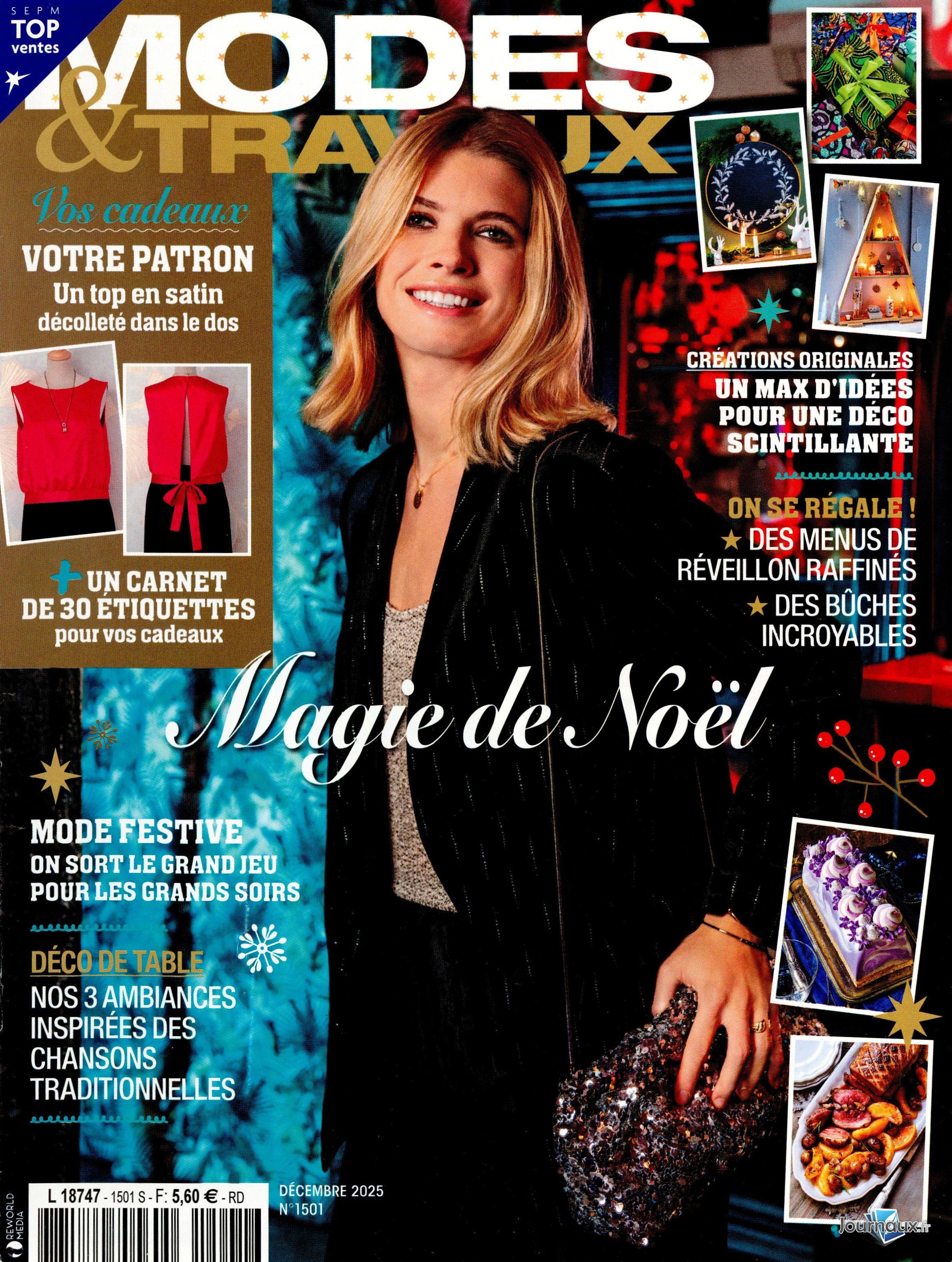 Modes & Travaux + 1 guirlande lumineuse n° 1501 2025-11-05