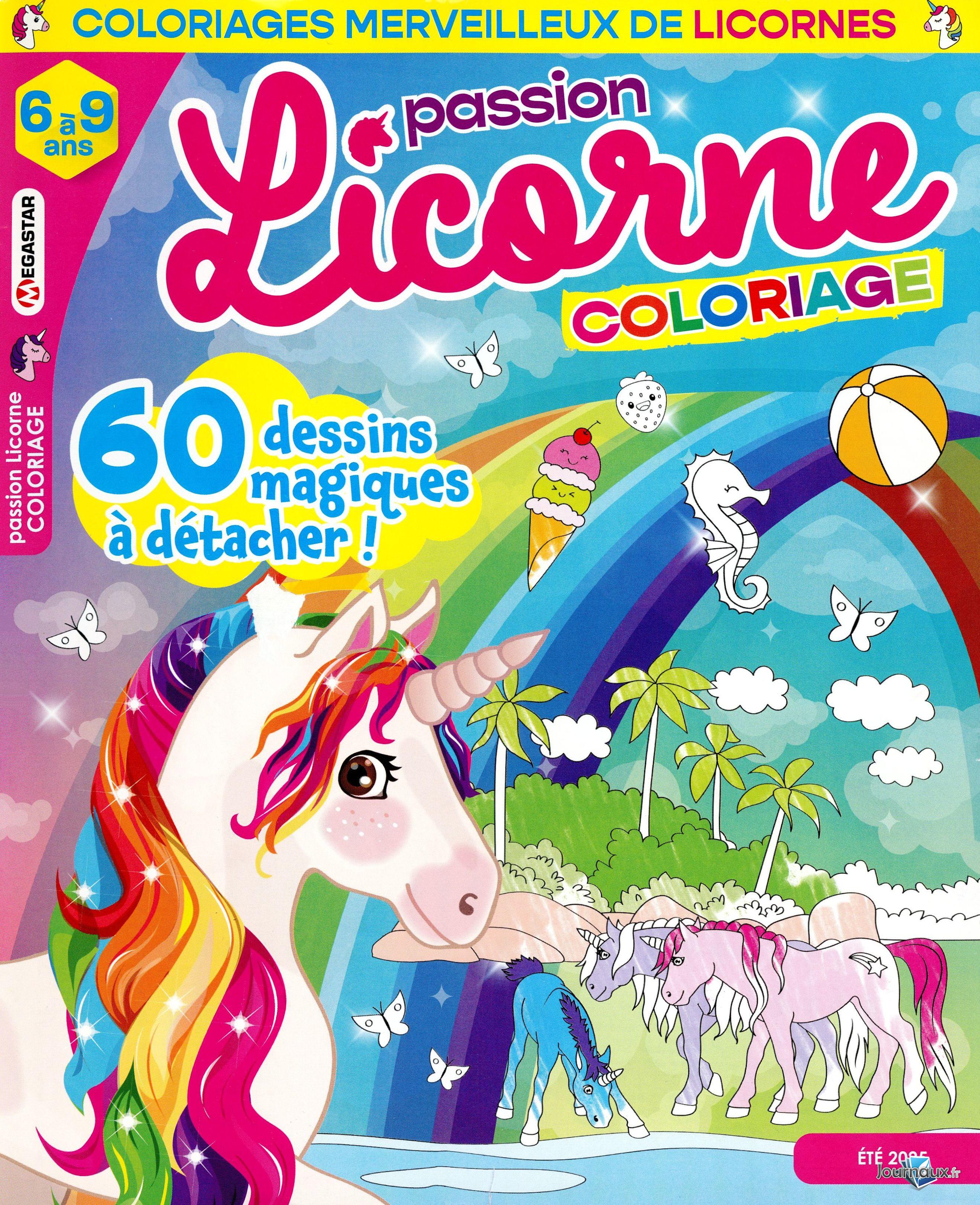 MG Passion Licorne Coloriage 6 à 9 ans  n° 27 2025-05-27