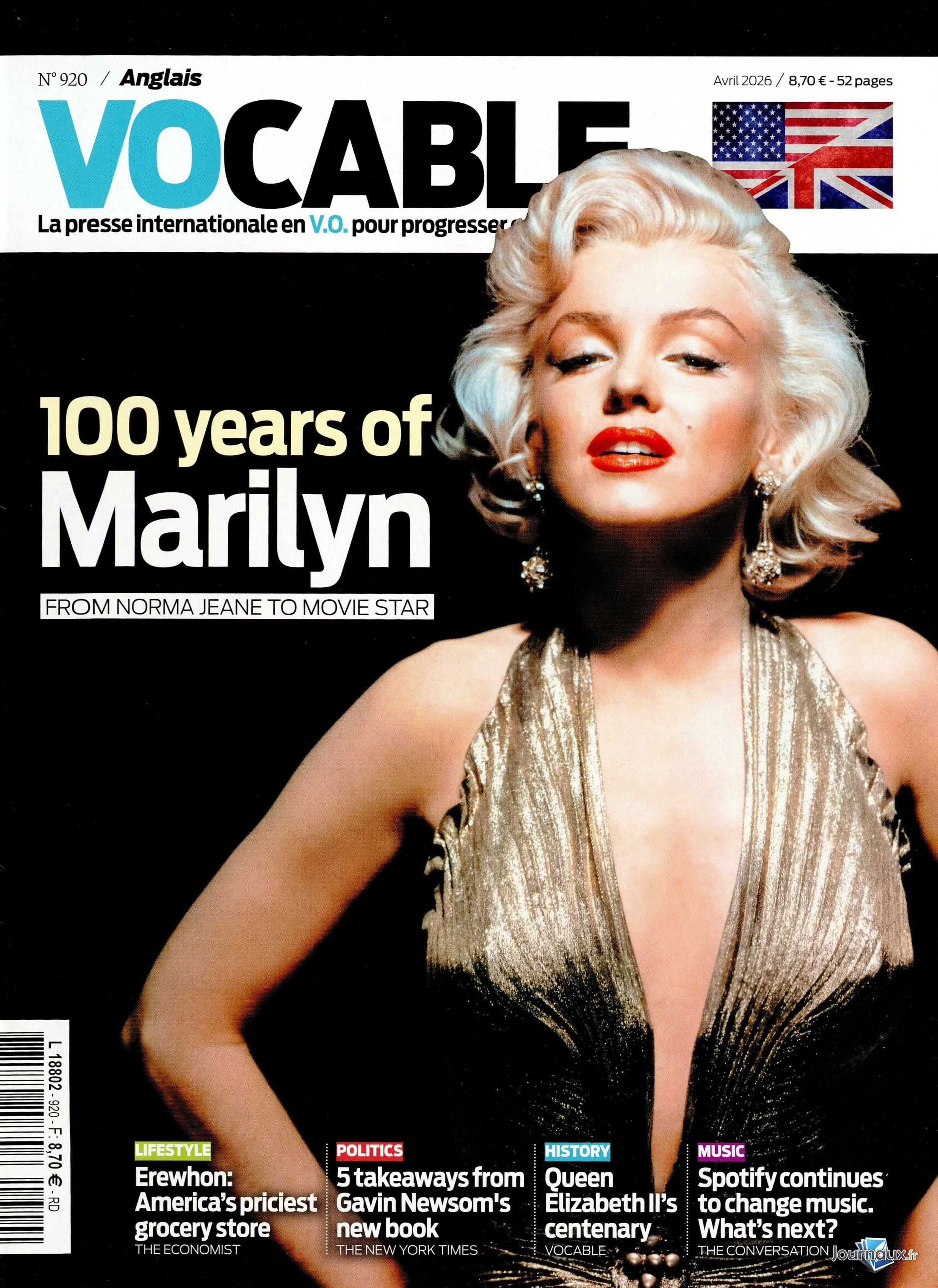 Vocable Anglais  n° 920 2026-04-03