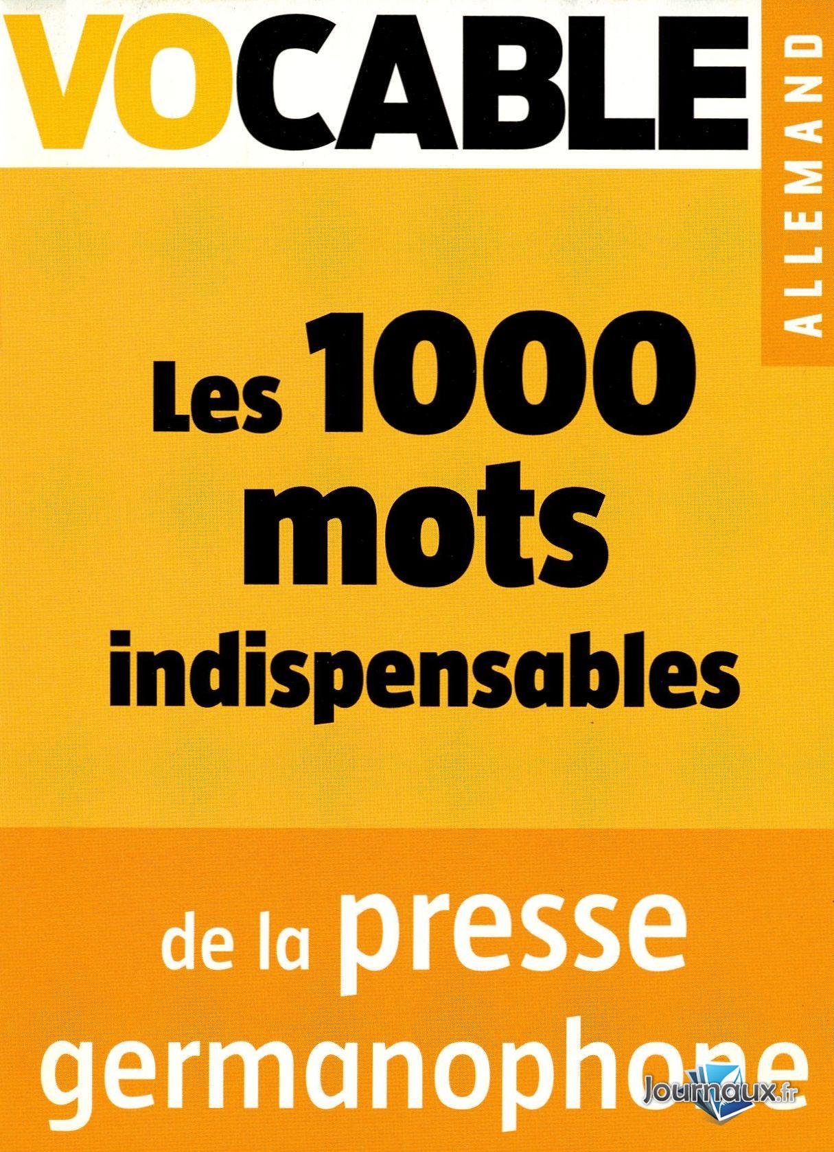 Vocable Allemand  n° 910 2026-01-02