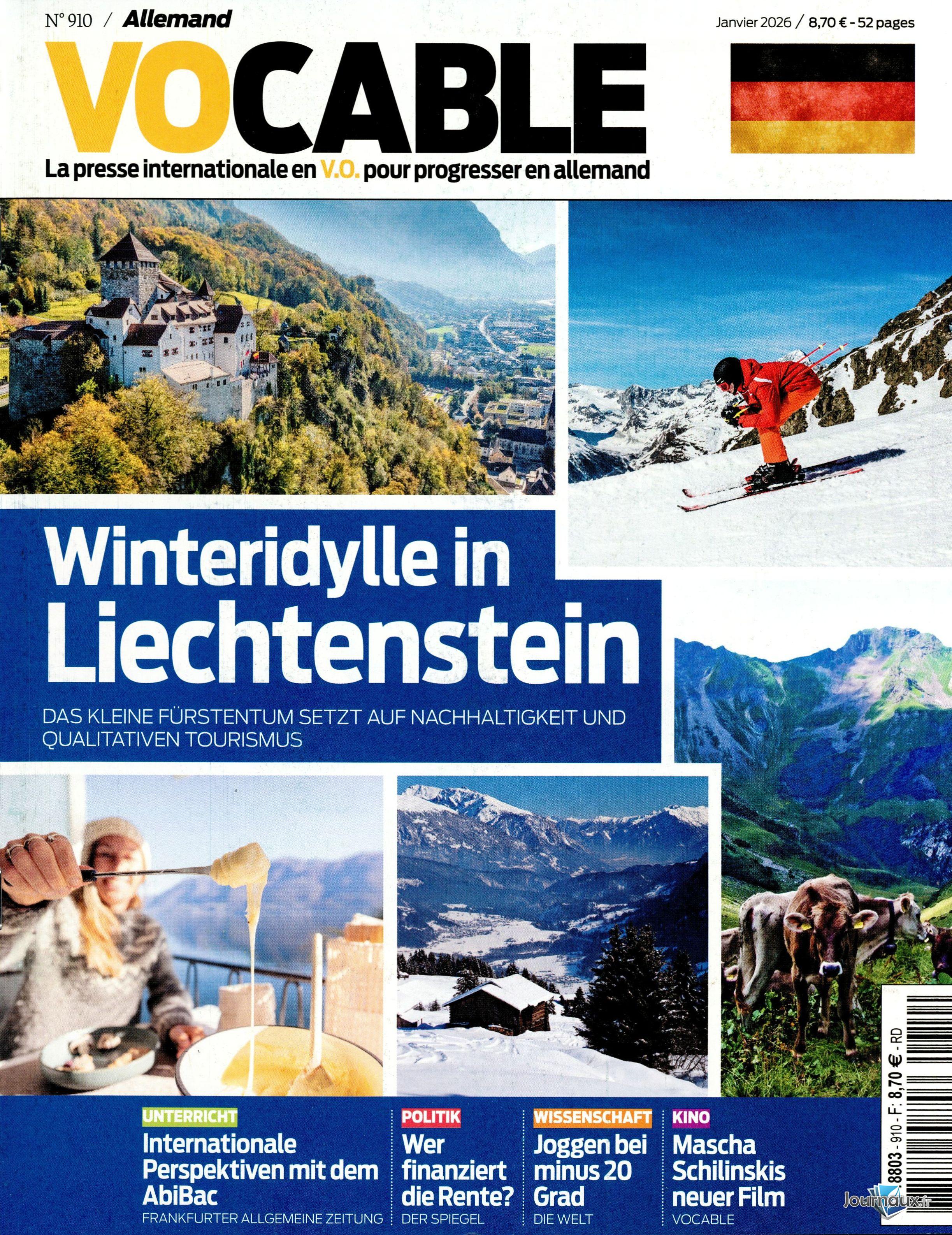 Vocable Allemand  n° 910 2026-01-02