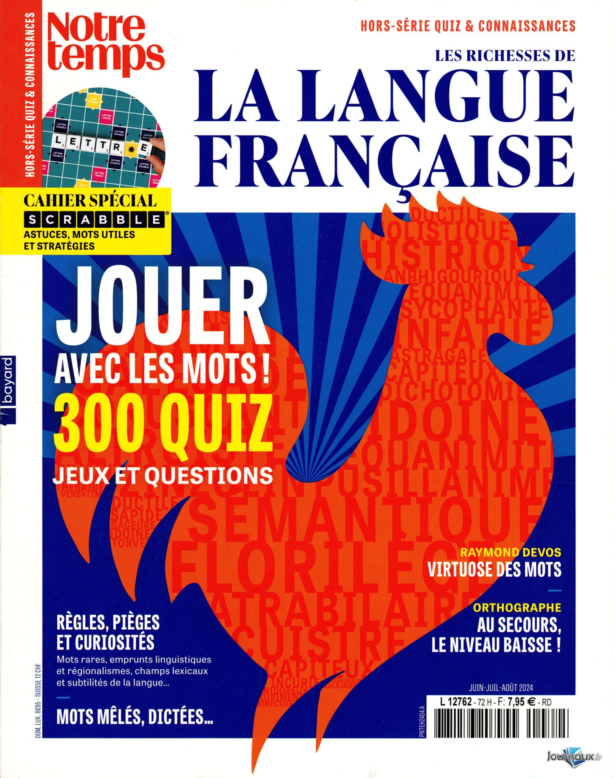 OFFRE SPECIAL ETE - Notre Temps Quizz n° 1 2025-07-04