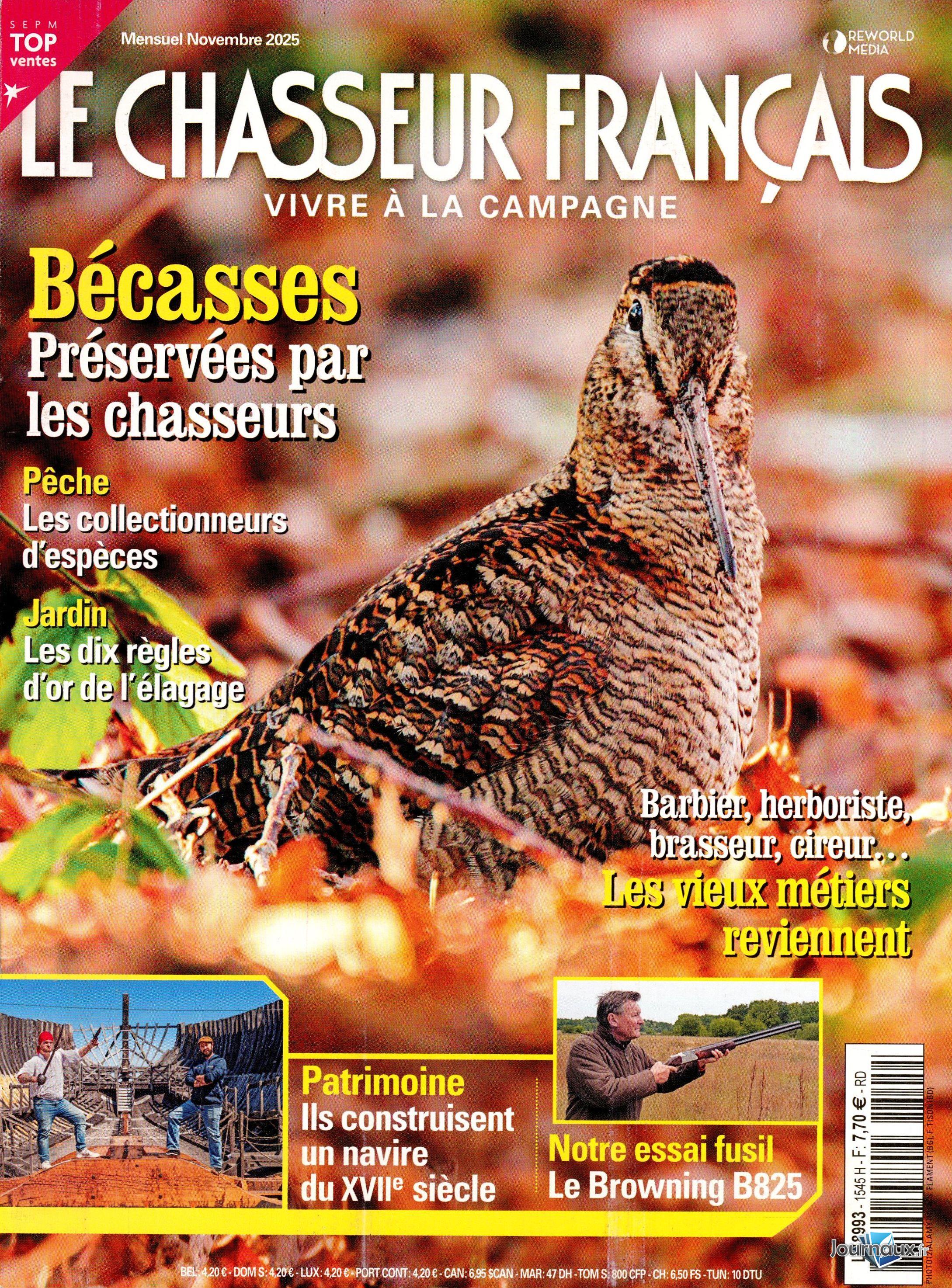 Le Chasseur Français + Calendrier n° 1545 2025-10-24