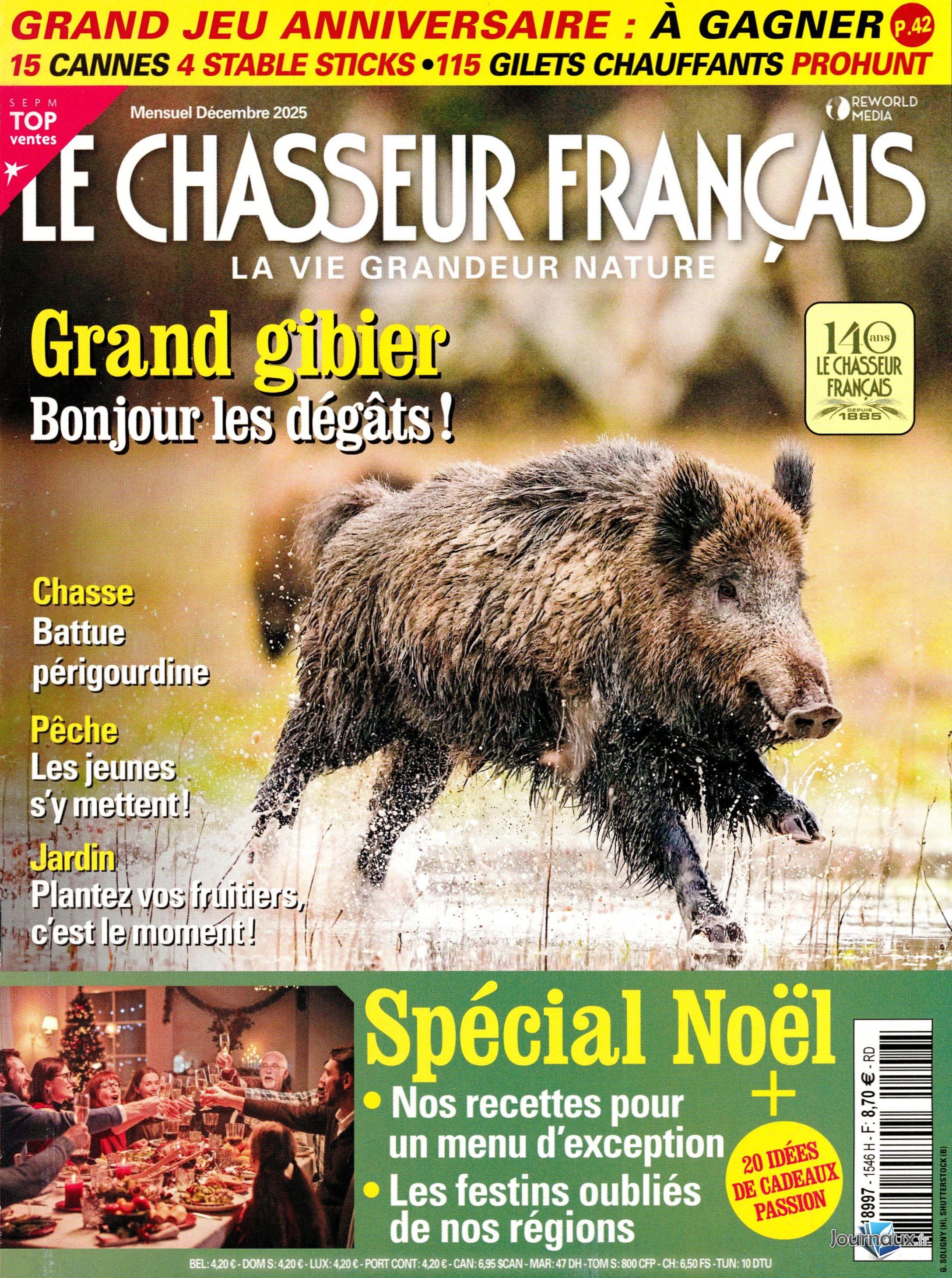Le Chasseur Français + Couteau n° 1546 2025-11-21