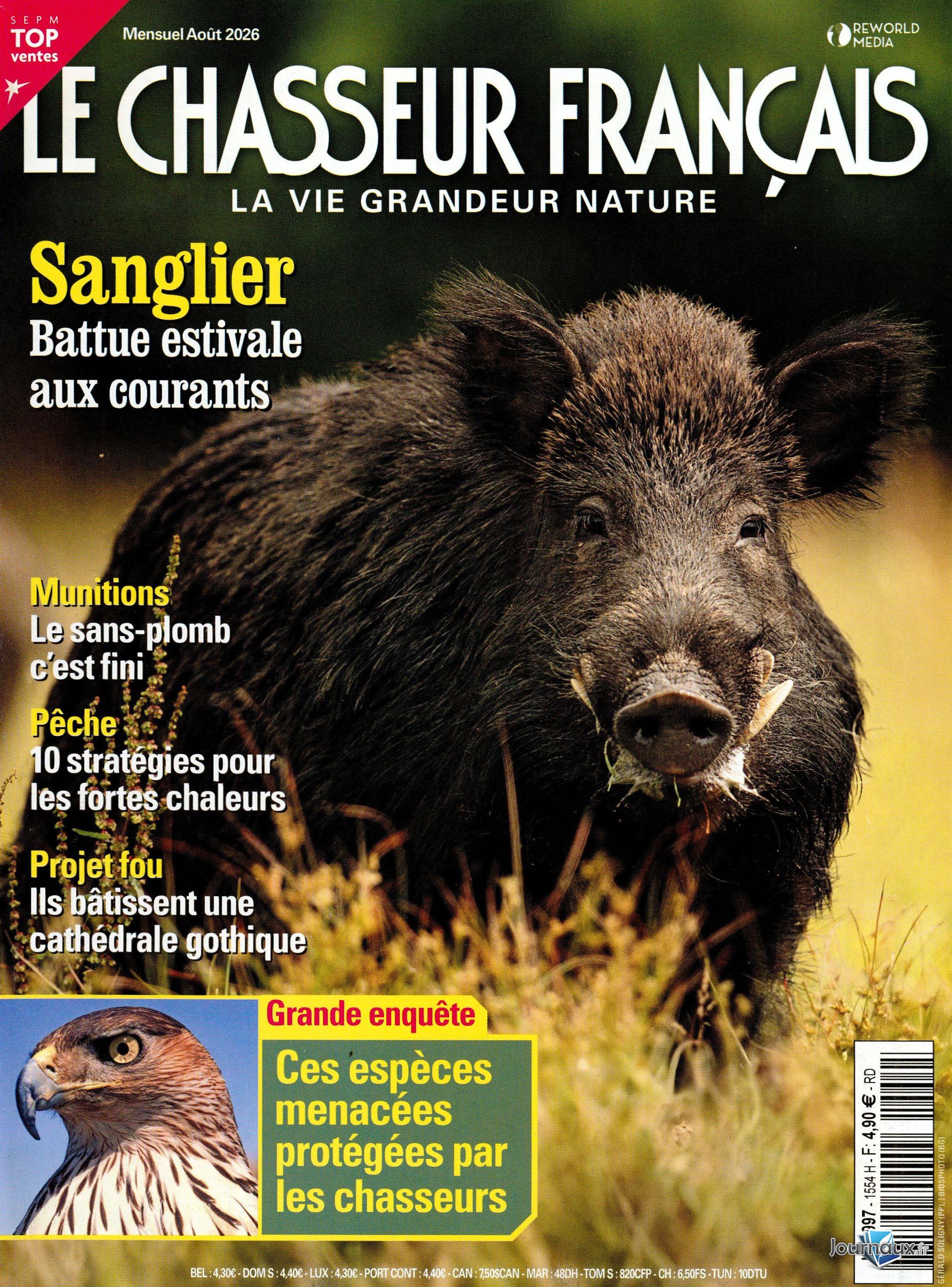 Le Chasseur Français + lunettes Eclipse solaire n° 1554 2026-07-24