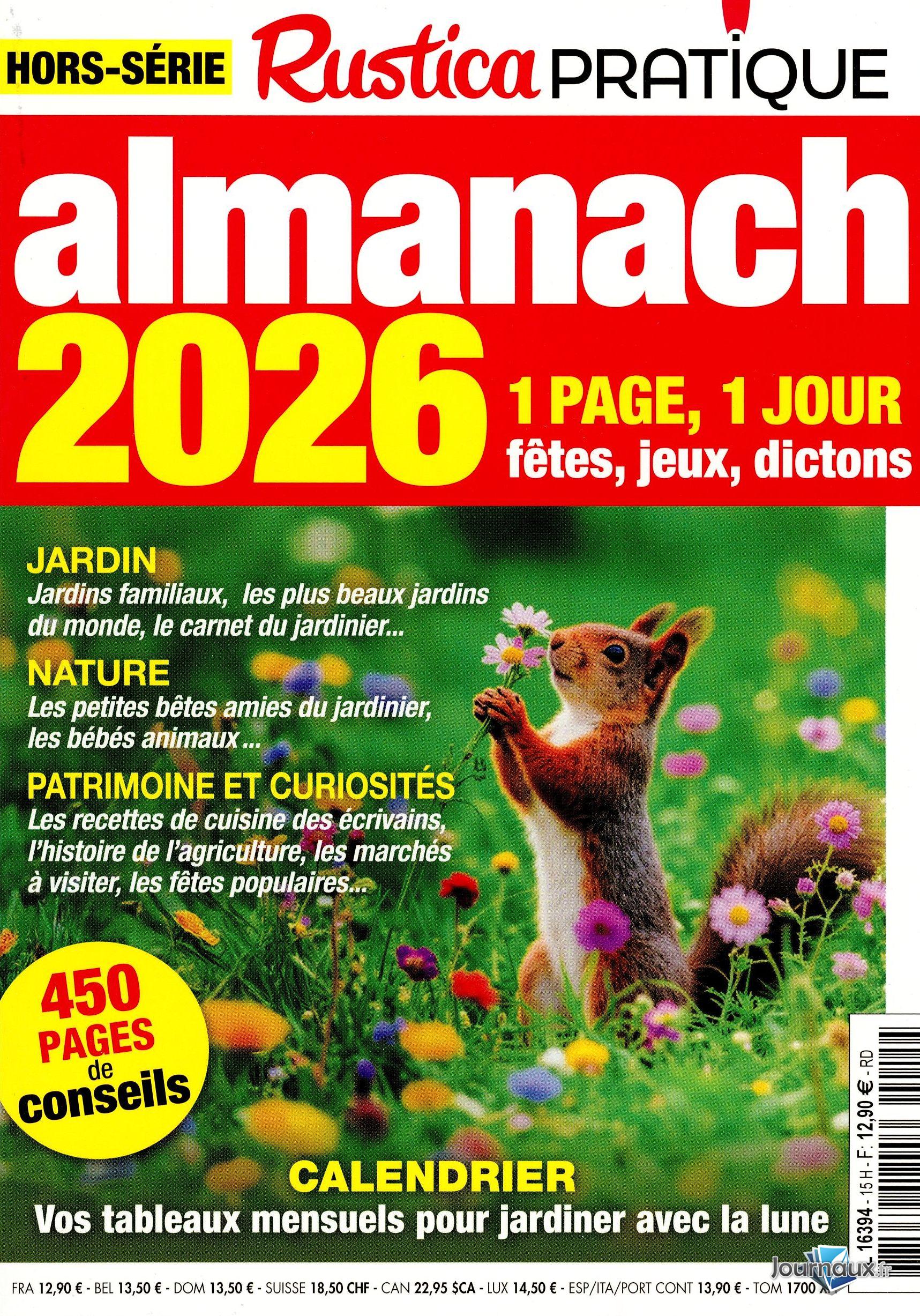 Rustica + Almanach 2025 n° 2925 2026-01-16