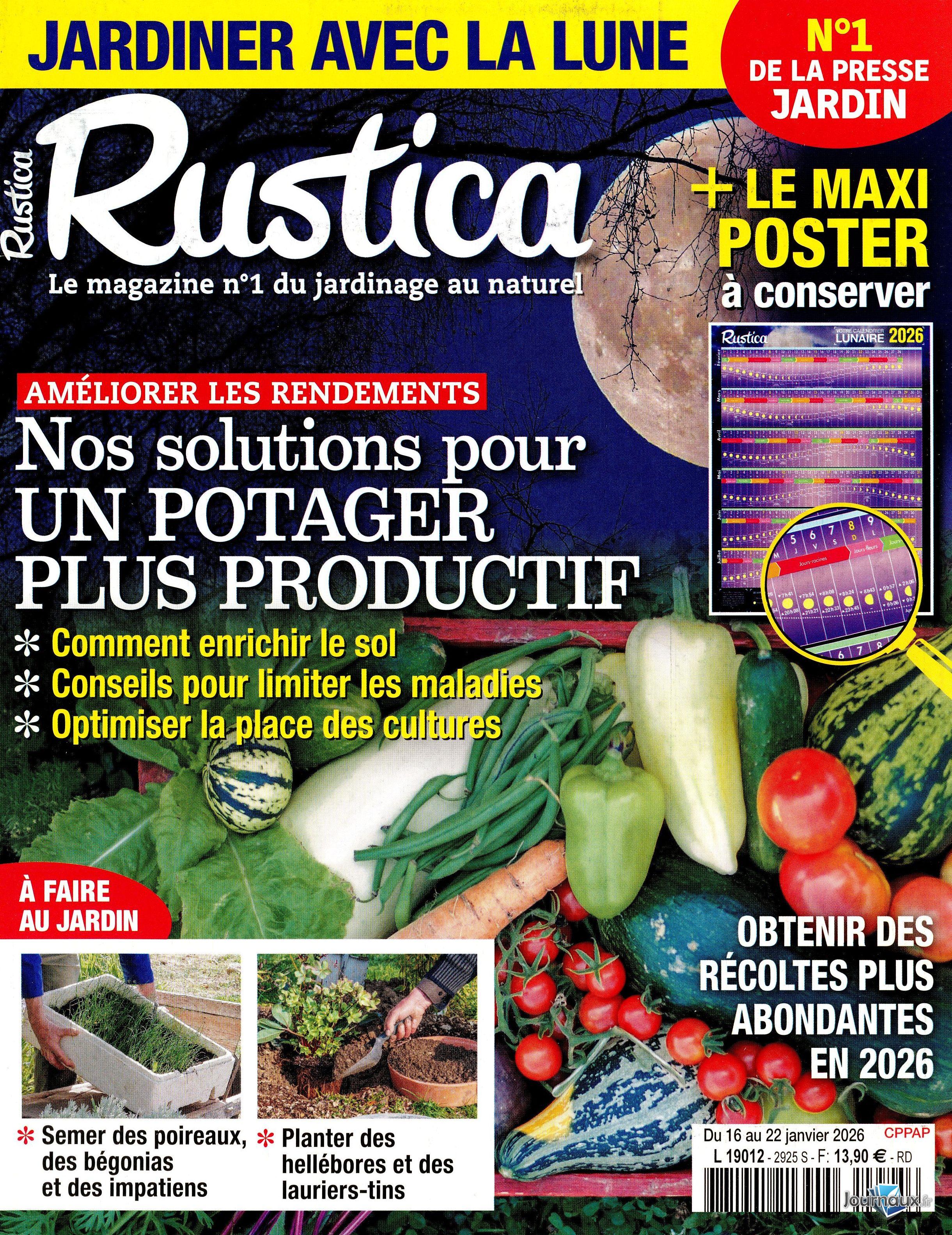 Rustica + Almanach 2025 n° 2925 2026-01-16