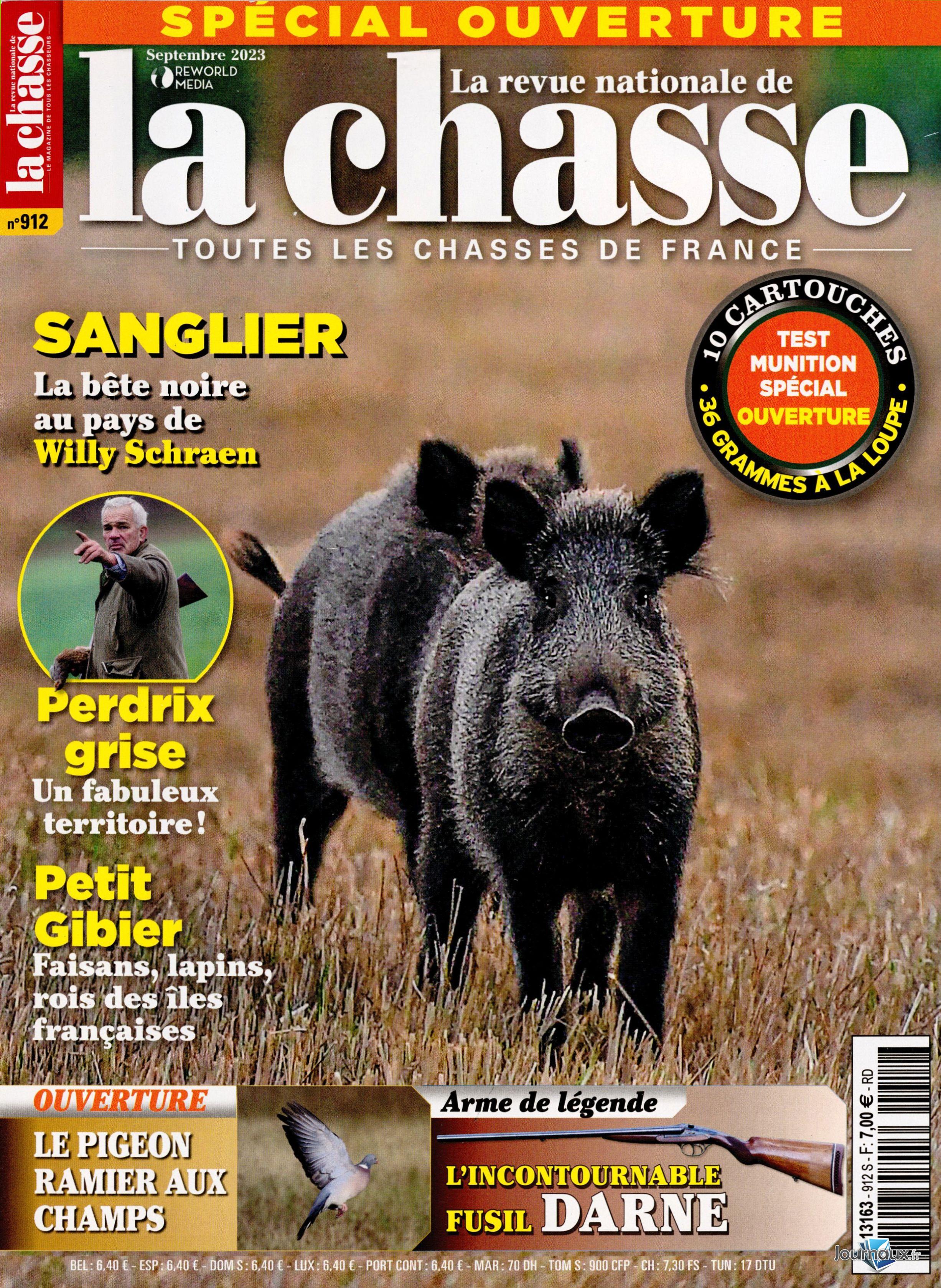 La Revue Nationale de la Chasse n° 912 2023-08-16