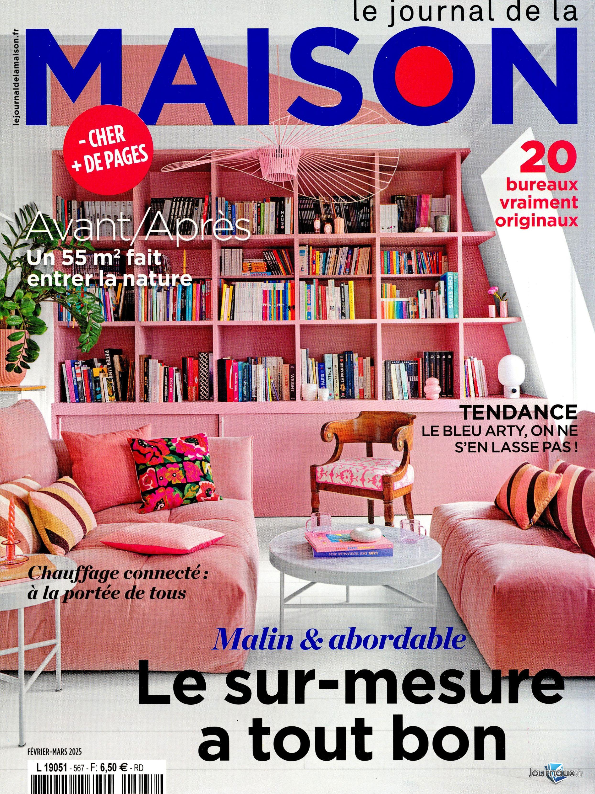Le Journal de la Maison + Maison & Travaux  n° 567 2025-02-06