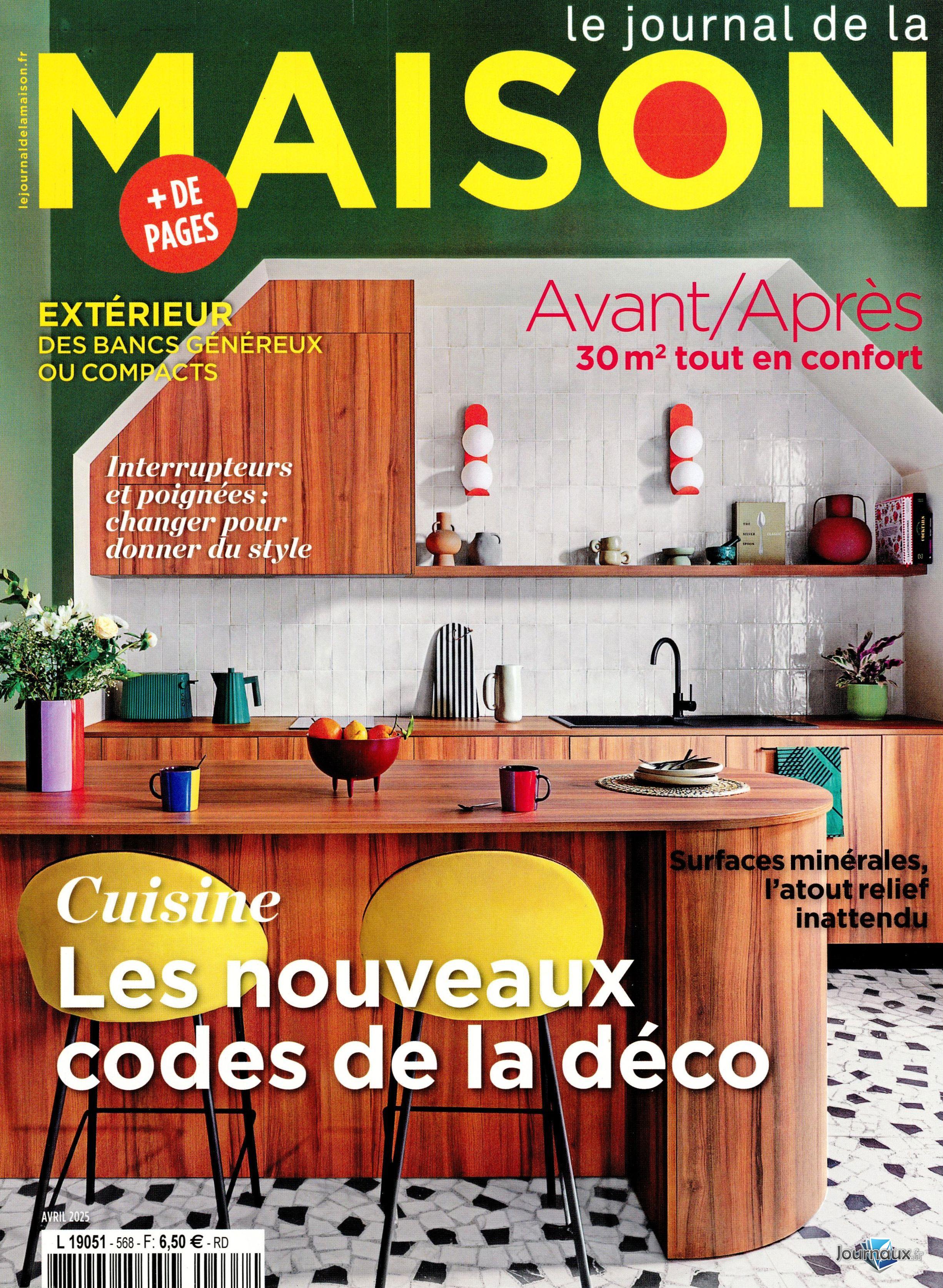 Le Journal de la Maison + Maison & Travaux  n° 568 2025-04-11