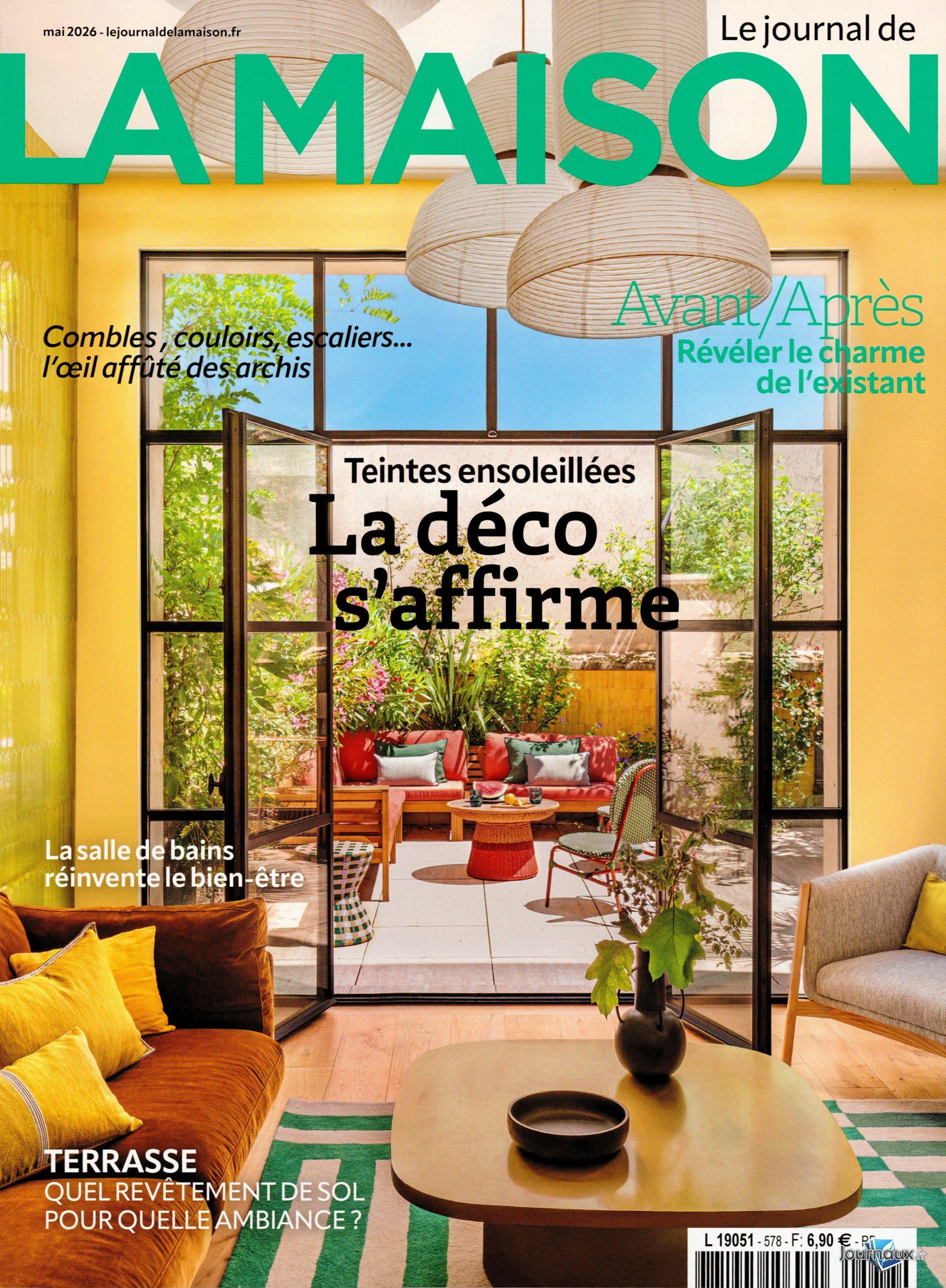Le Journal de la Maison + Maison & Travaux  n° 578 2026-04-29