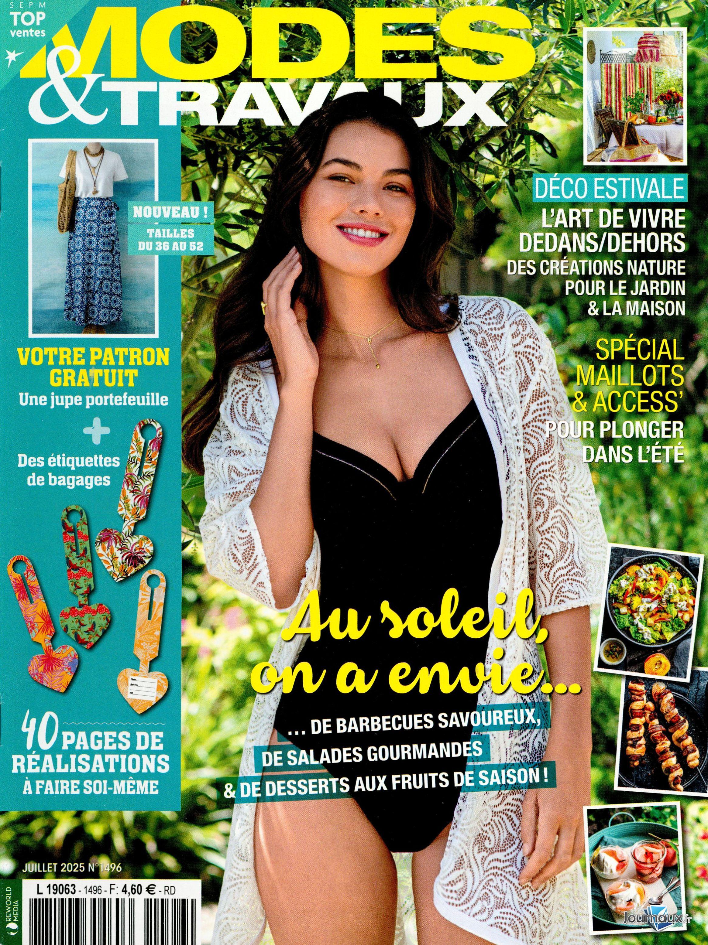 Modes & Travaux + Marie France n° 1496 2025-06-05