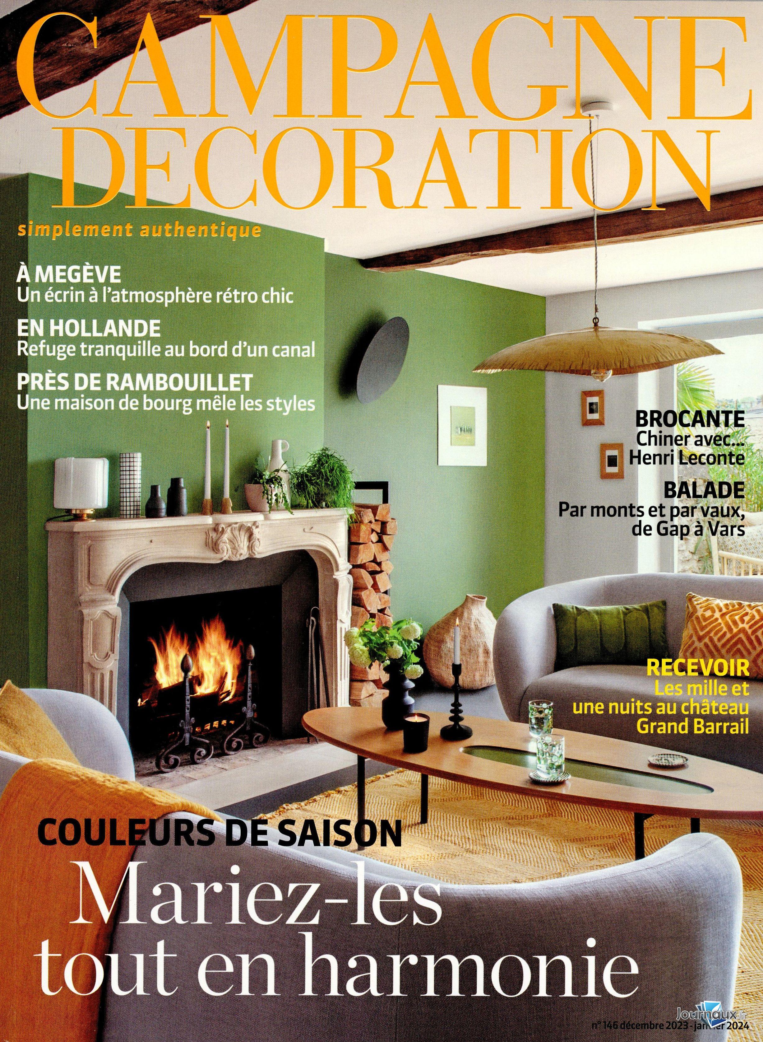 Le Journal de la Maison + Campagne Décoration n° 557 2023-12-13