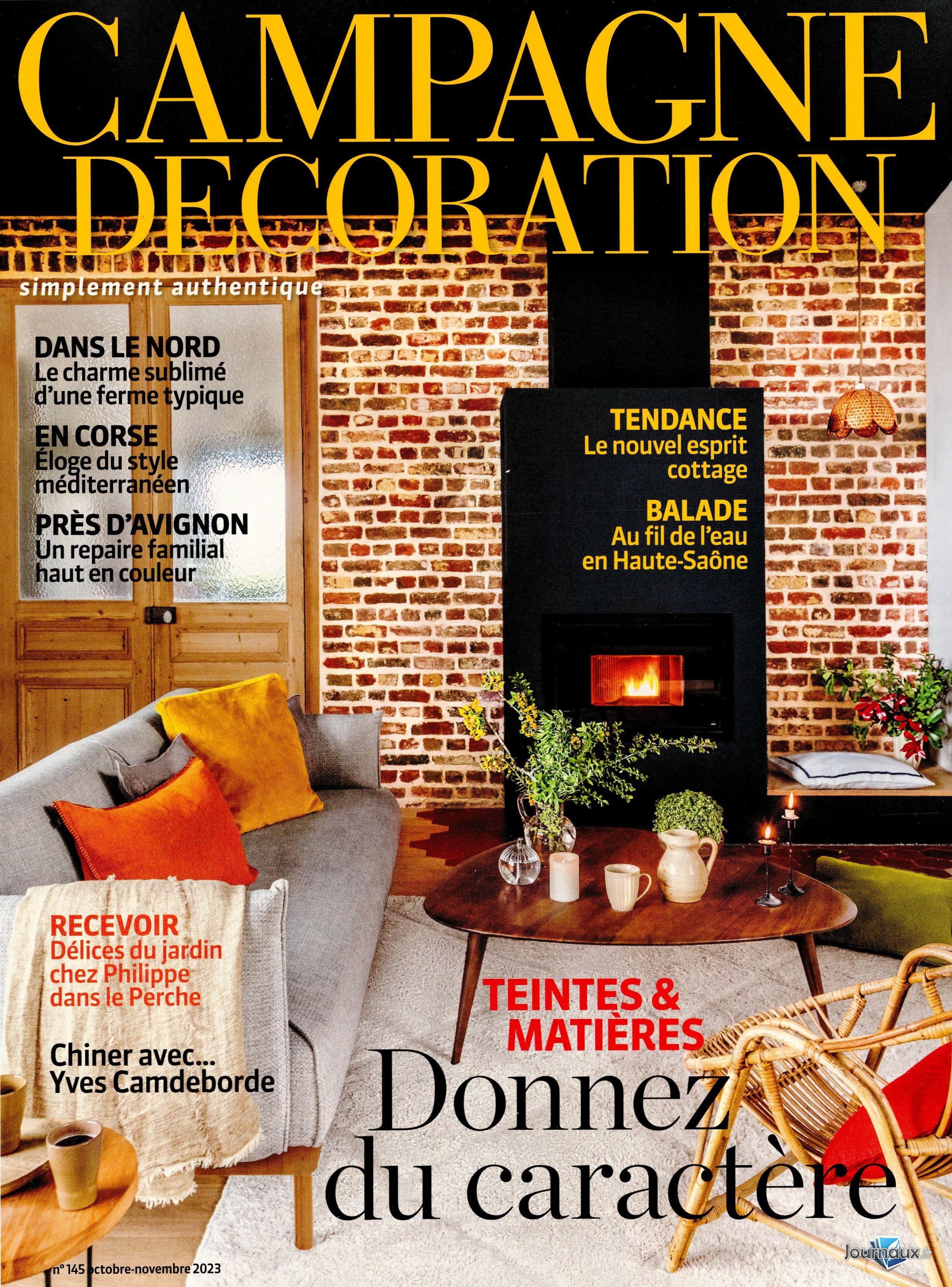 Le Journal De La Maison + Campagne Décoration  n° 556 2023-10-26