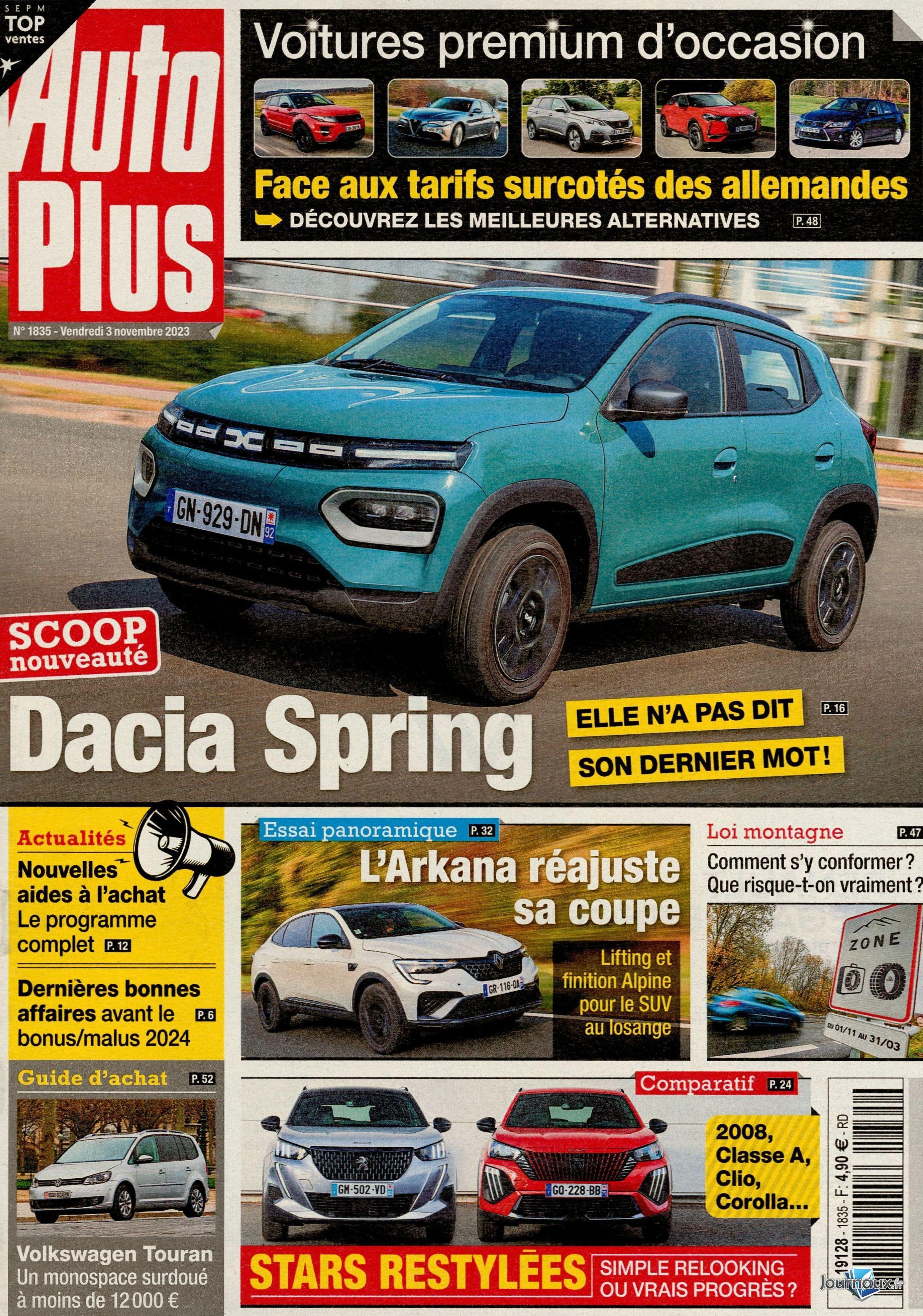 Auto Plus + Auto Plus Classiques n° 1835 2023-11-04