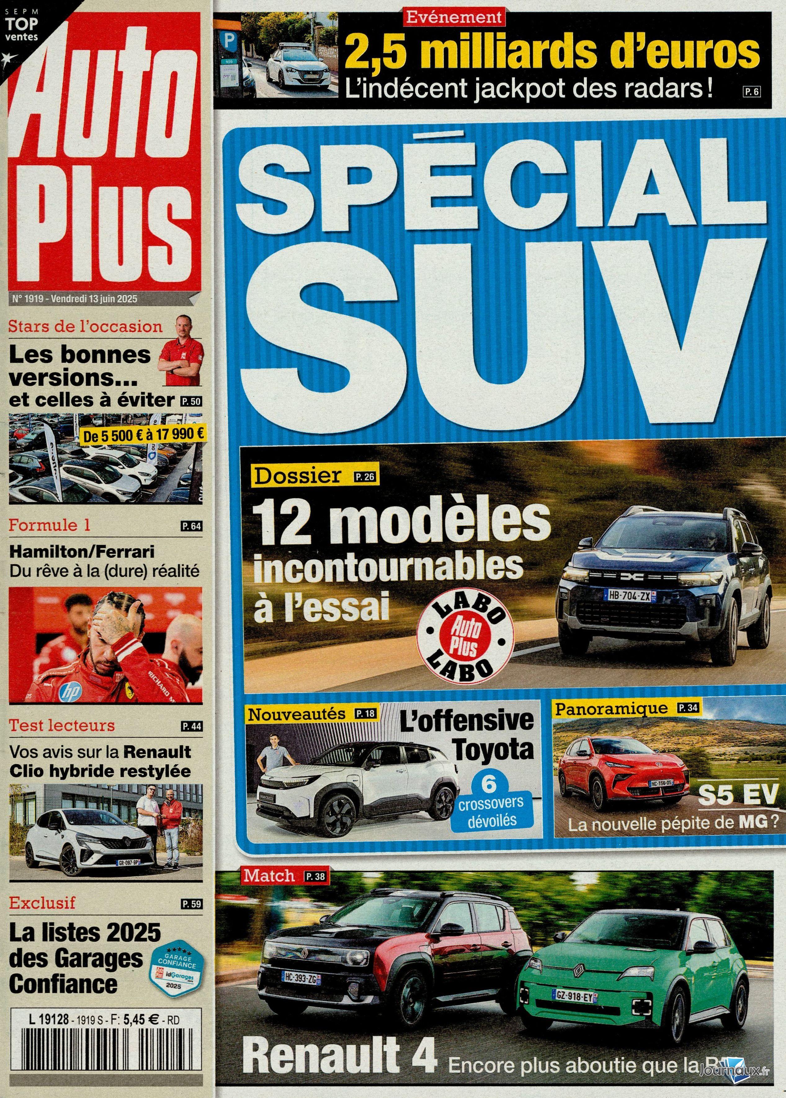 Auto Plus + Auto Plus Classiques n° 1919 2025-06-13