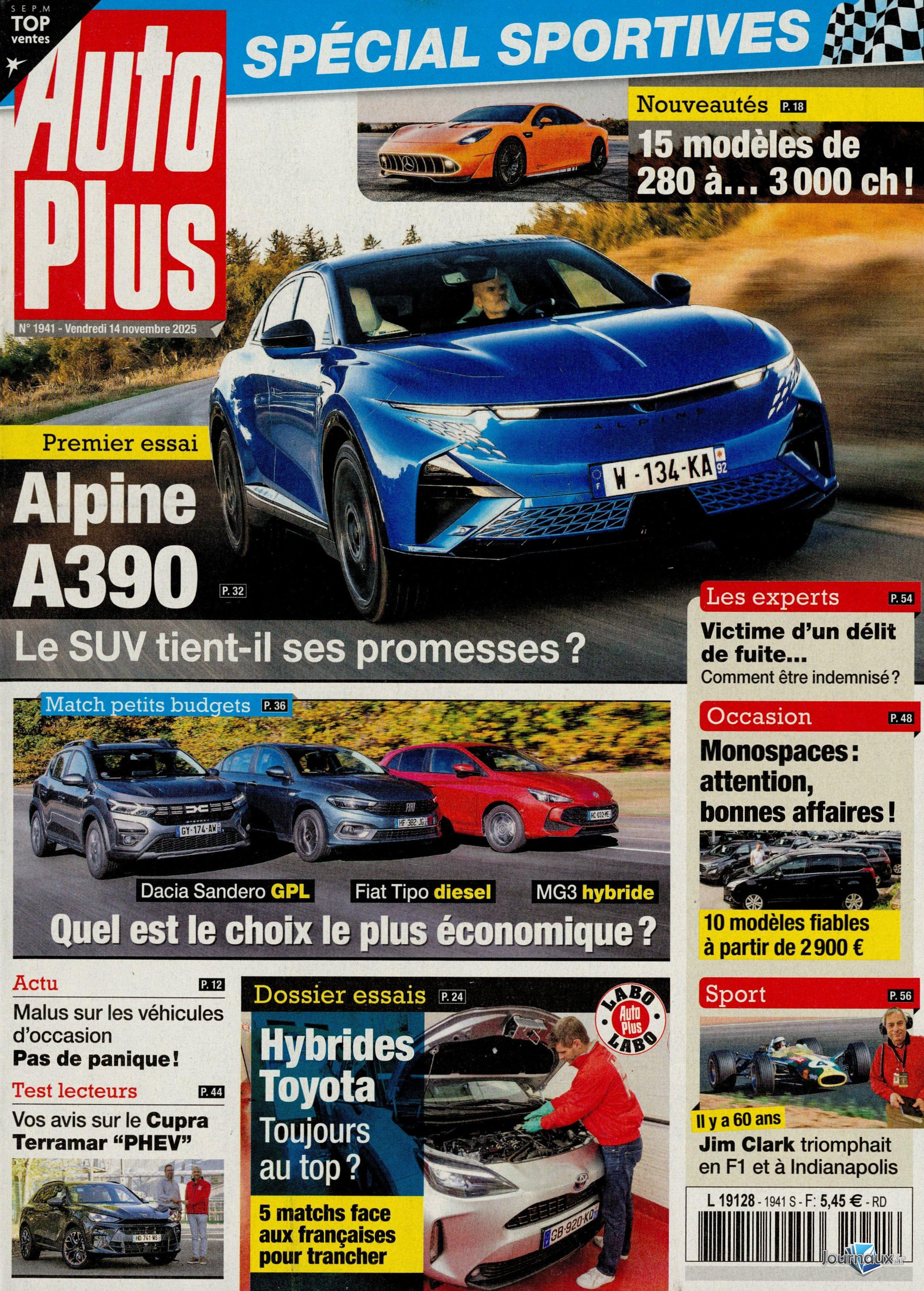 Auto Plus + Auto Plus Classiques n° 1941 2025-11-14