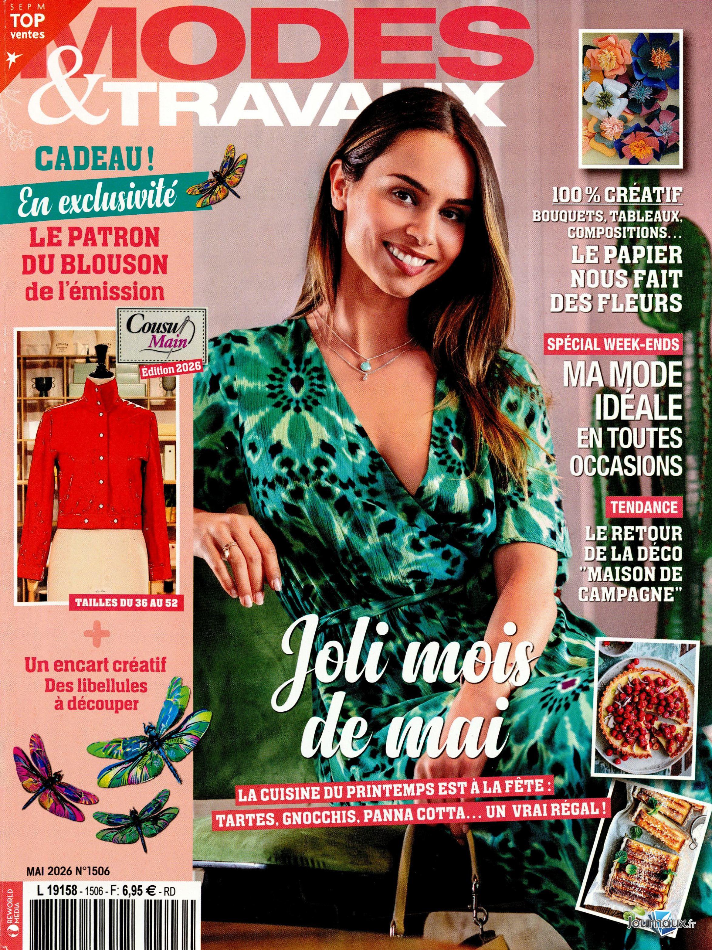Modes & Travaux + 2 Patrons Couture n° 1506 2026-04-03