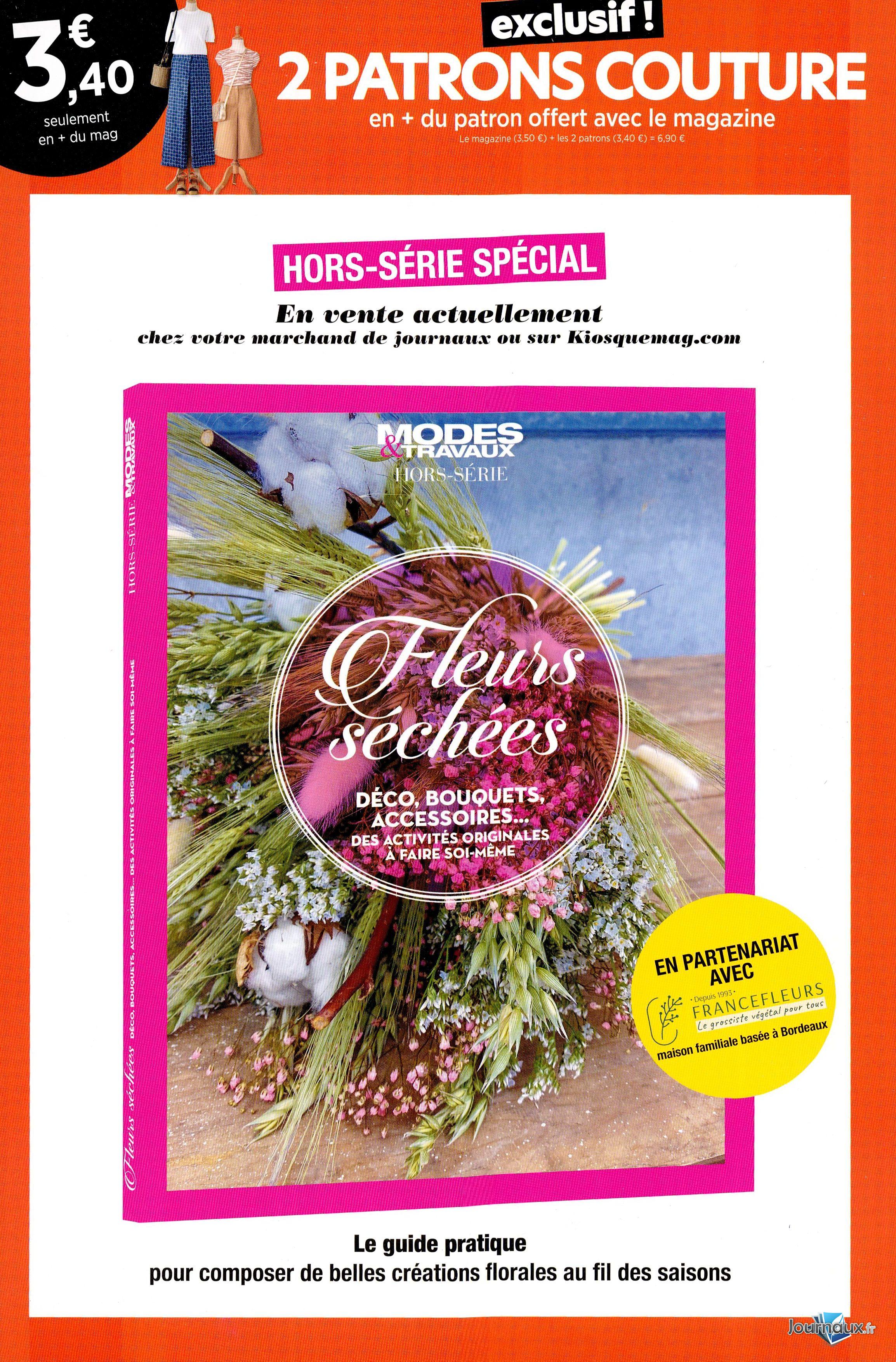 Modes & Travaux + 2 Patrons Couture n° 1471 2023-05-03