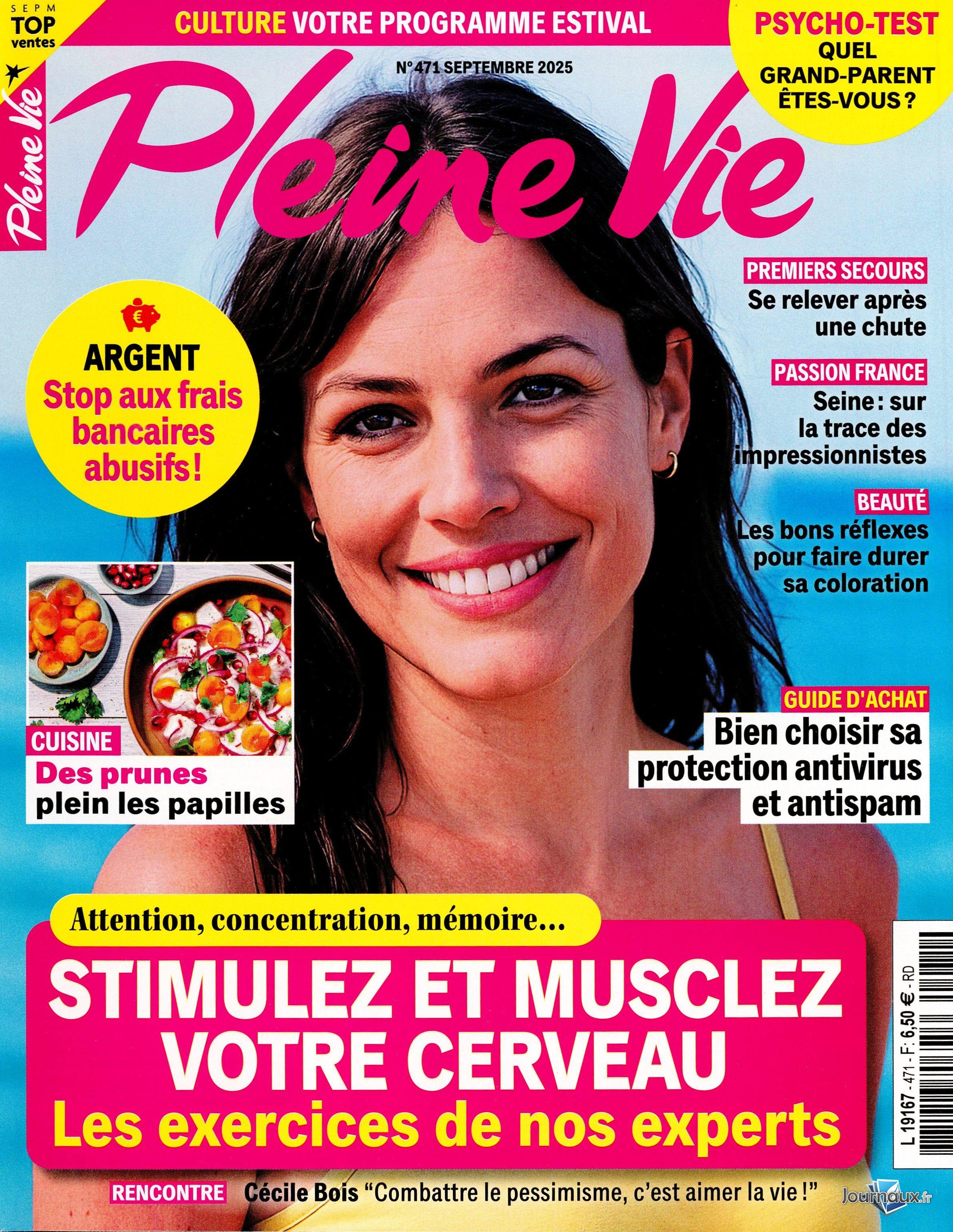 Pleine vie + Votre agenda n° 471 2025-08-01