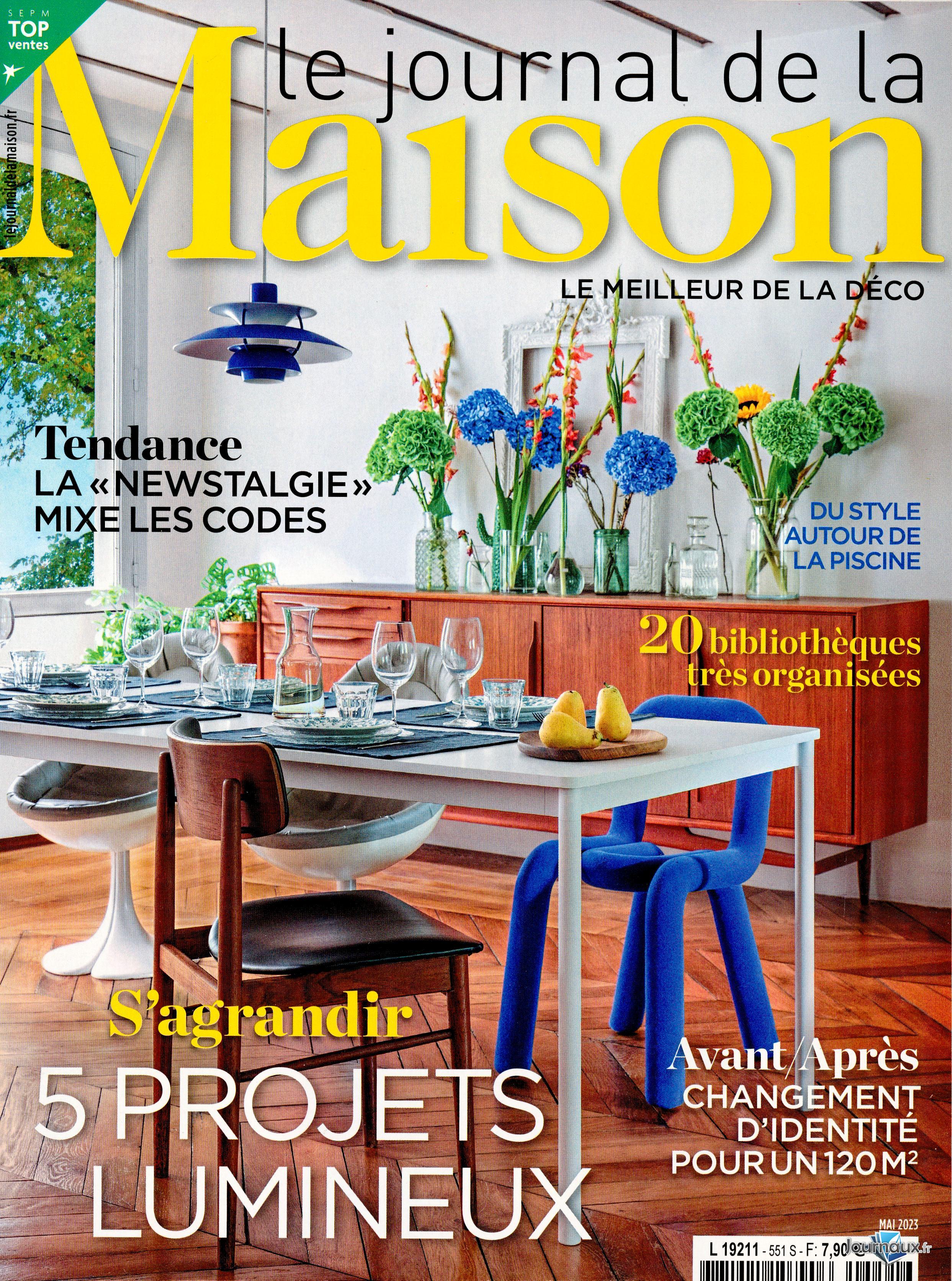 Le Journal de la Maison + Livre  n° 551 2023-04-27