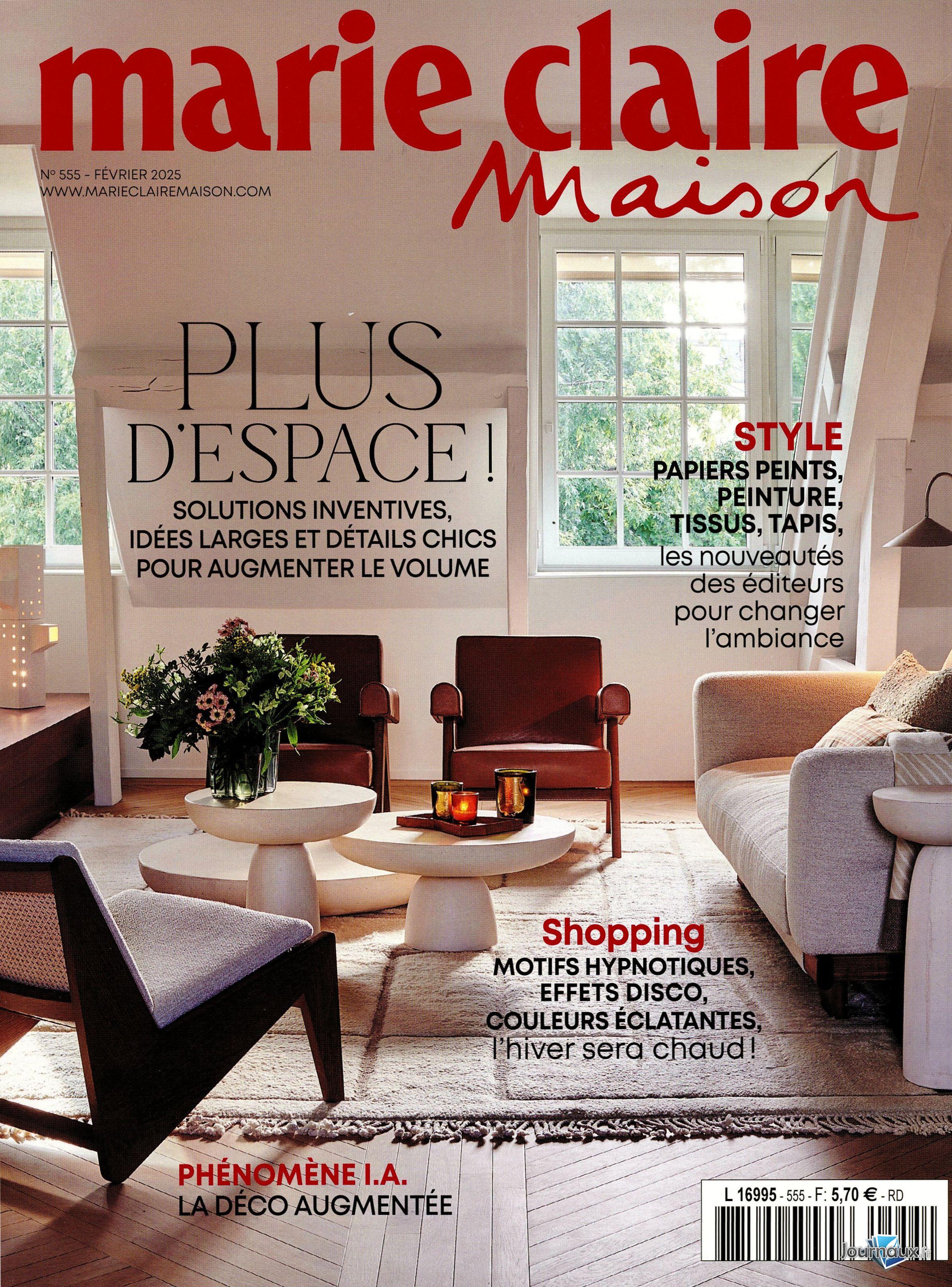 OFFRE DECOUVERTE: Marie Claire Idées + Marie Claire Maison n° 172 2025-12-27