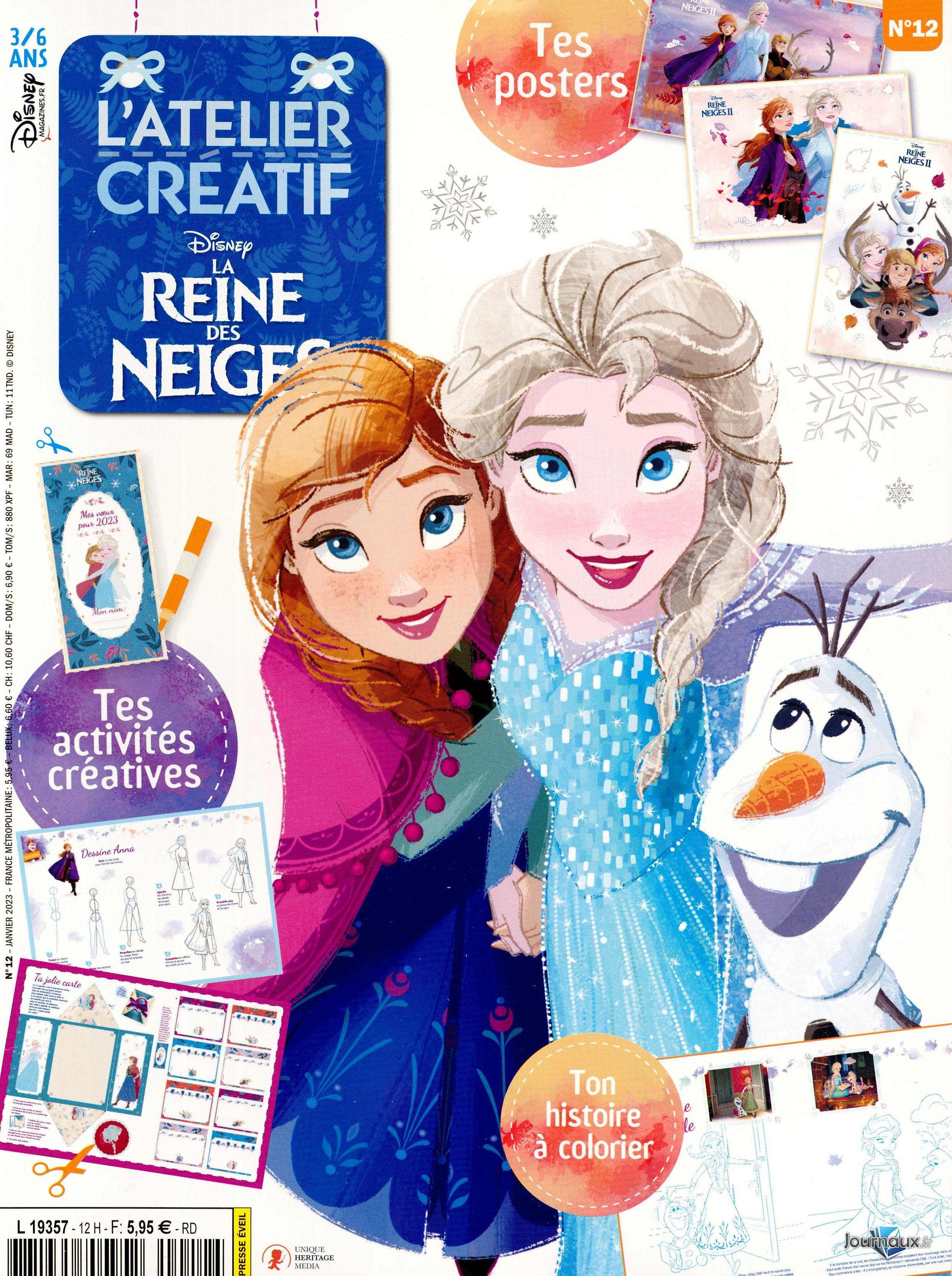La reine des neiges - L'atelier créatif  n° 12 2023-01-04