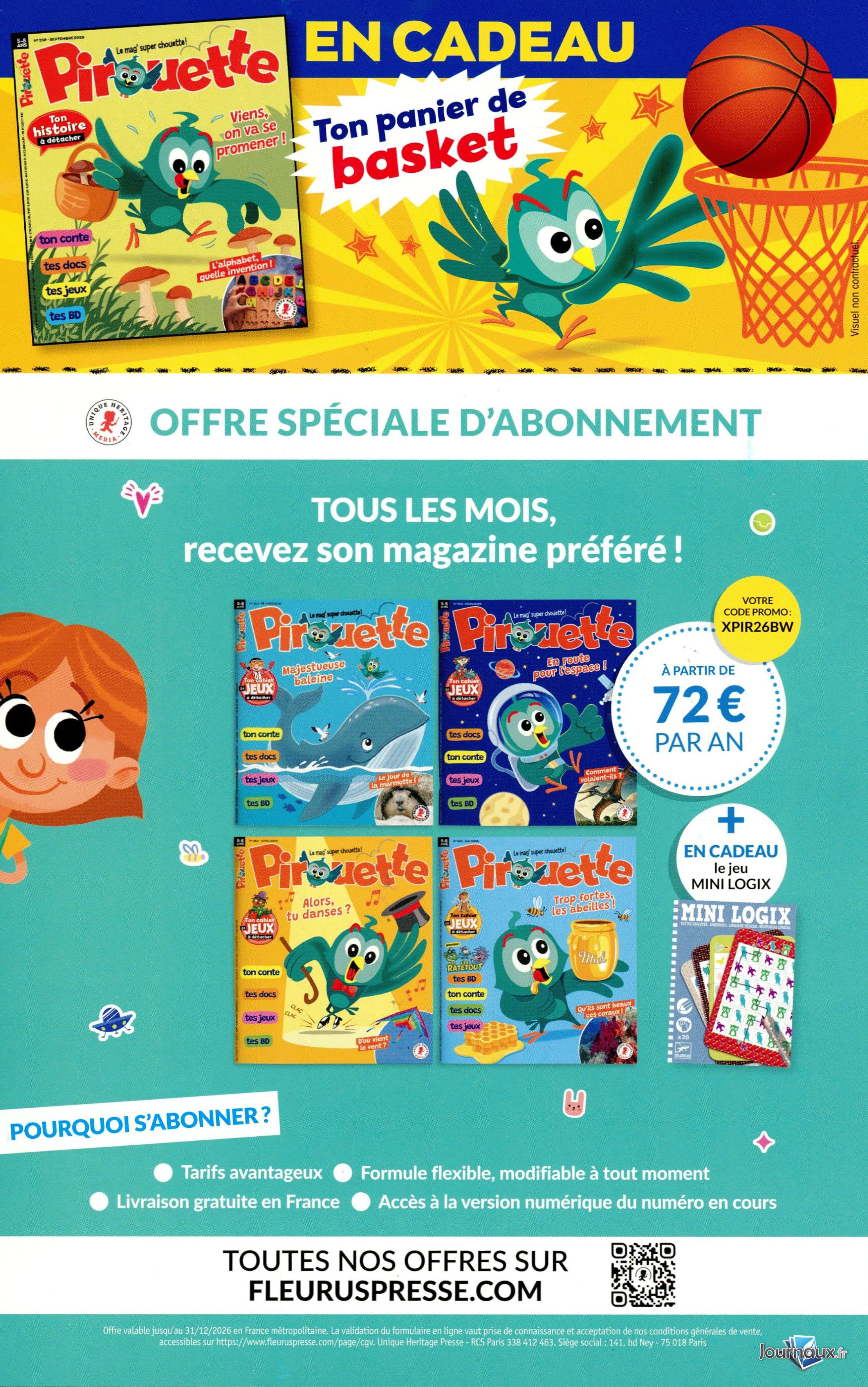 Pirouette n° 259 2026-08-25
